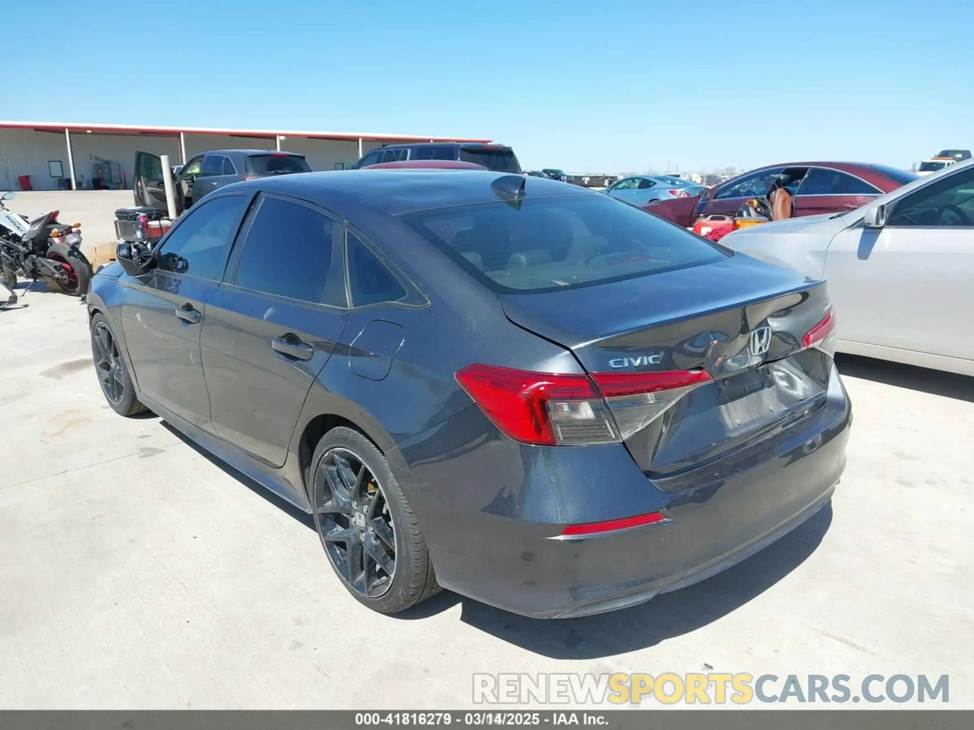 3 Photograph of a damaged car 2HGFE2F54NH571201 HONDA CIVIC 2022