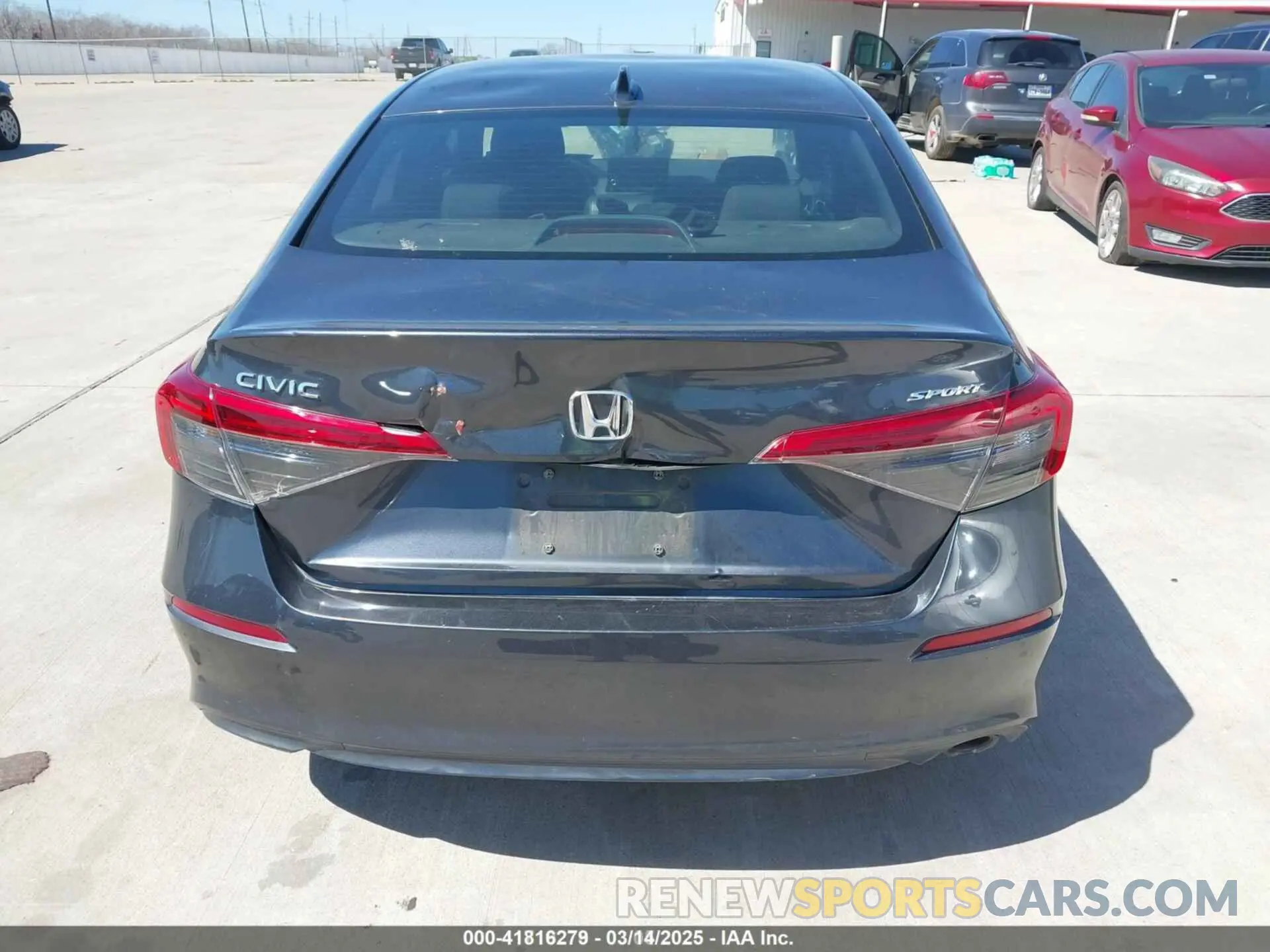 6 Photograph of a damaged car 2HGFE2F54NH571201 HONDA CIVIC 2022