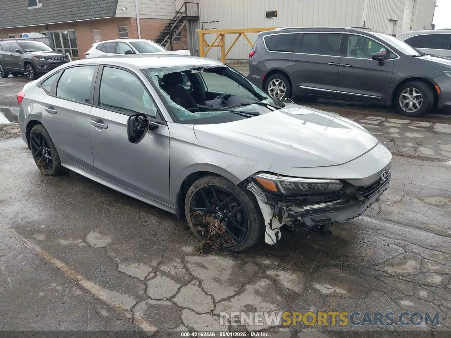 1 Photograph of a damaged car 2HGFE2F54NH577578 HONDA CIVIC 2022