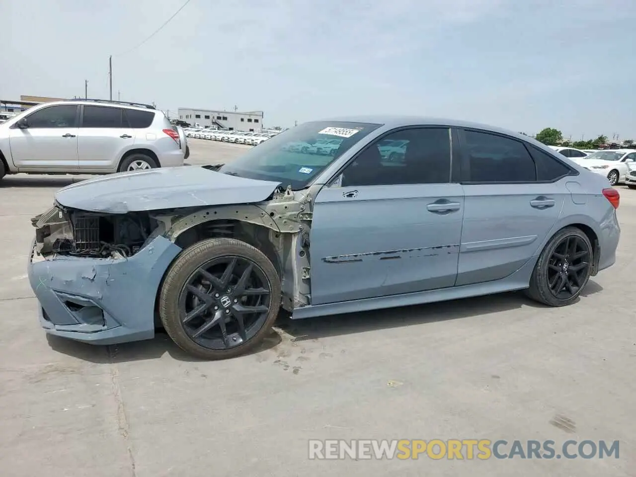 1 Photograph of a damaged car 2HGFE2F54NH578908 HONDA CIVIC 2022