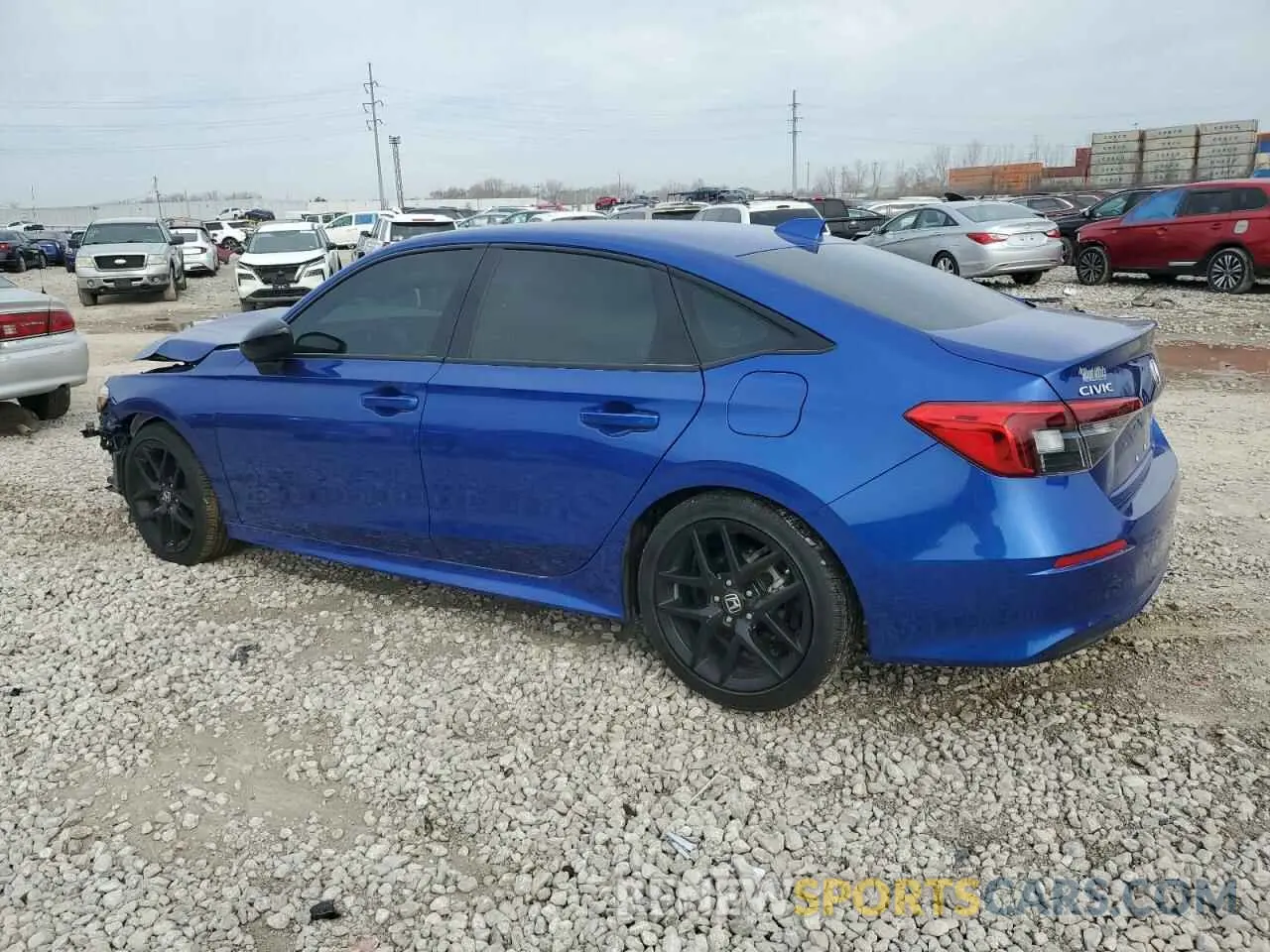 2 Photograph of a damaged car 2HGFE2F54NH579217 HONDA CIVIC 2022