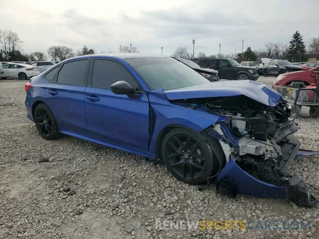 4 Photograph of a damaged car 2HGFE2F54NH579217 HONDA CIVIC 2022