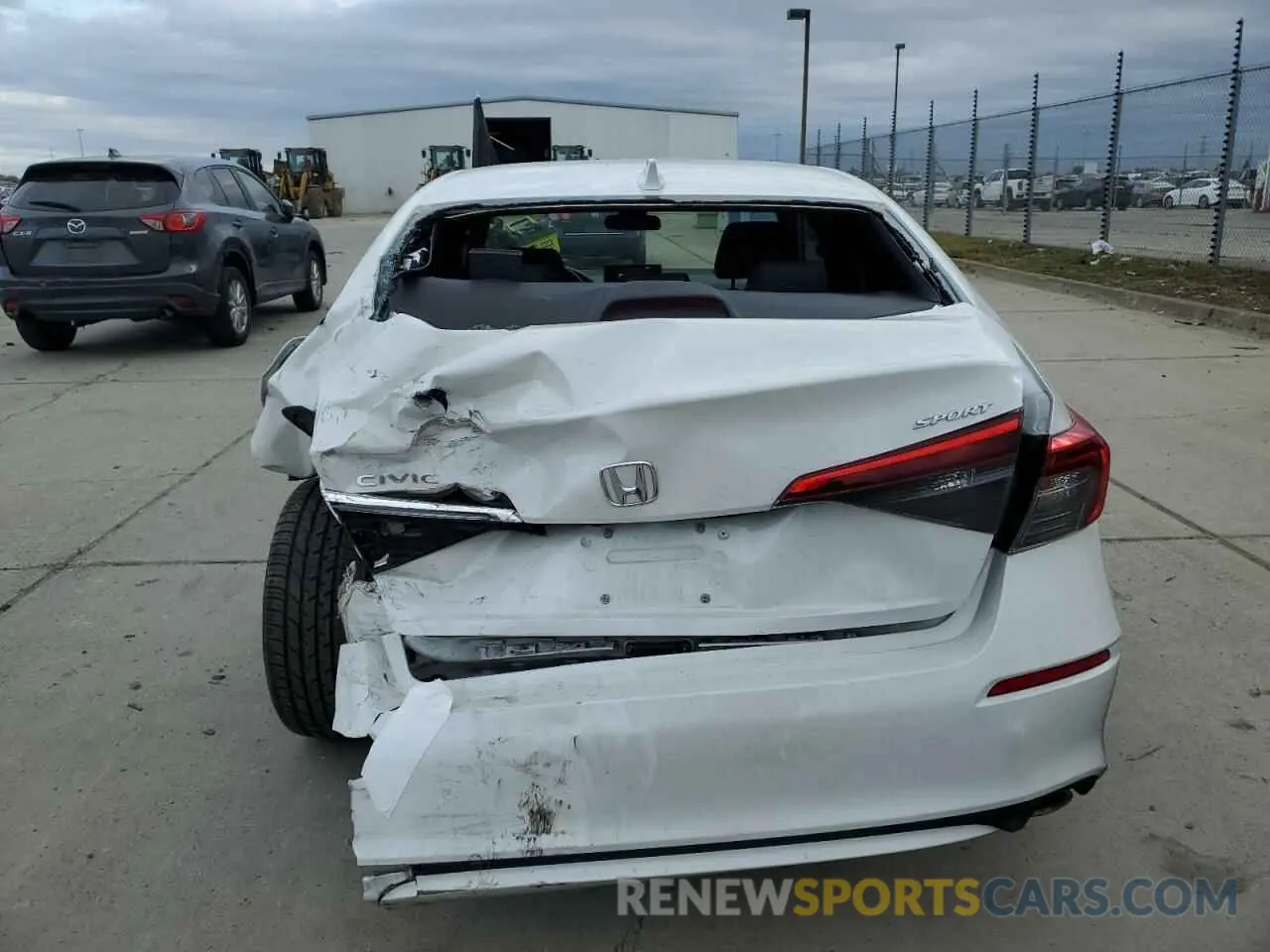 6 Photograph of a damaged car 2HGFE2F54NH585860 HONDA CIVIC 2022