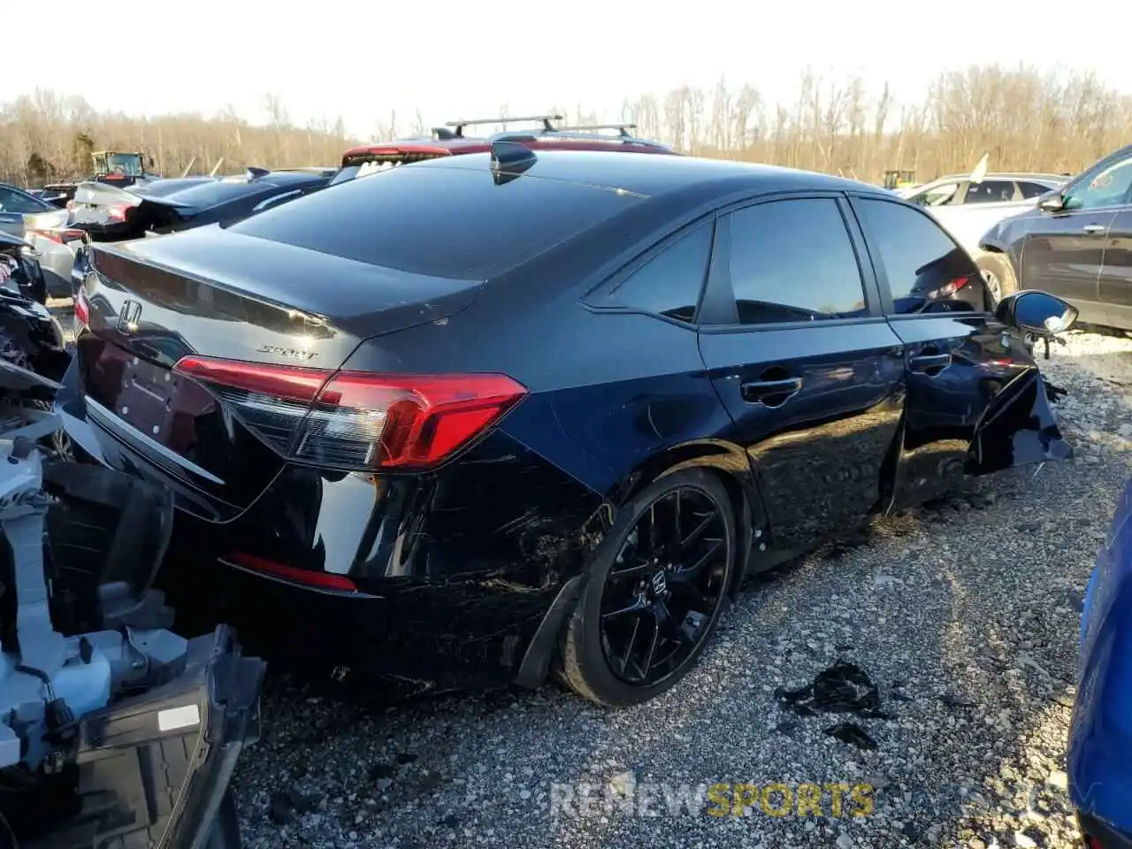 3 Photograph of a damaged car 2HGFE2F54NH587365 HONDA CIVIC 2022