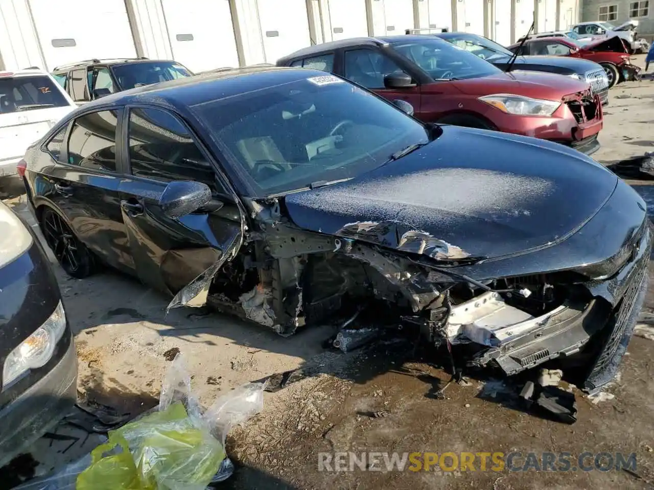 4 Photograph of a damaged car 2HGFE2F54NH587365 HONDA CIVIC 2022