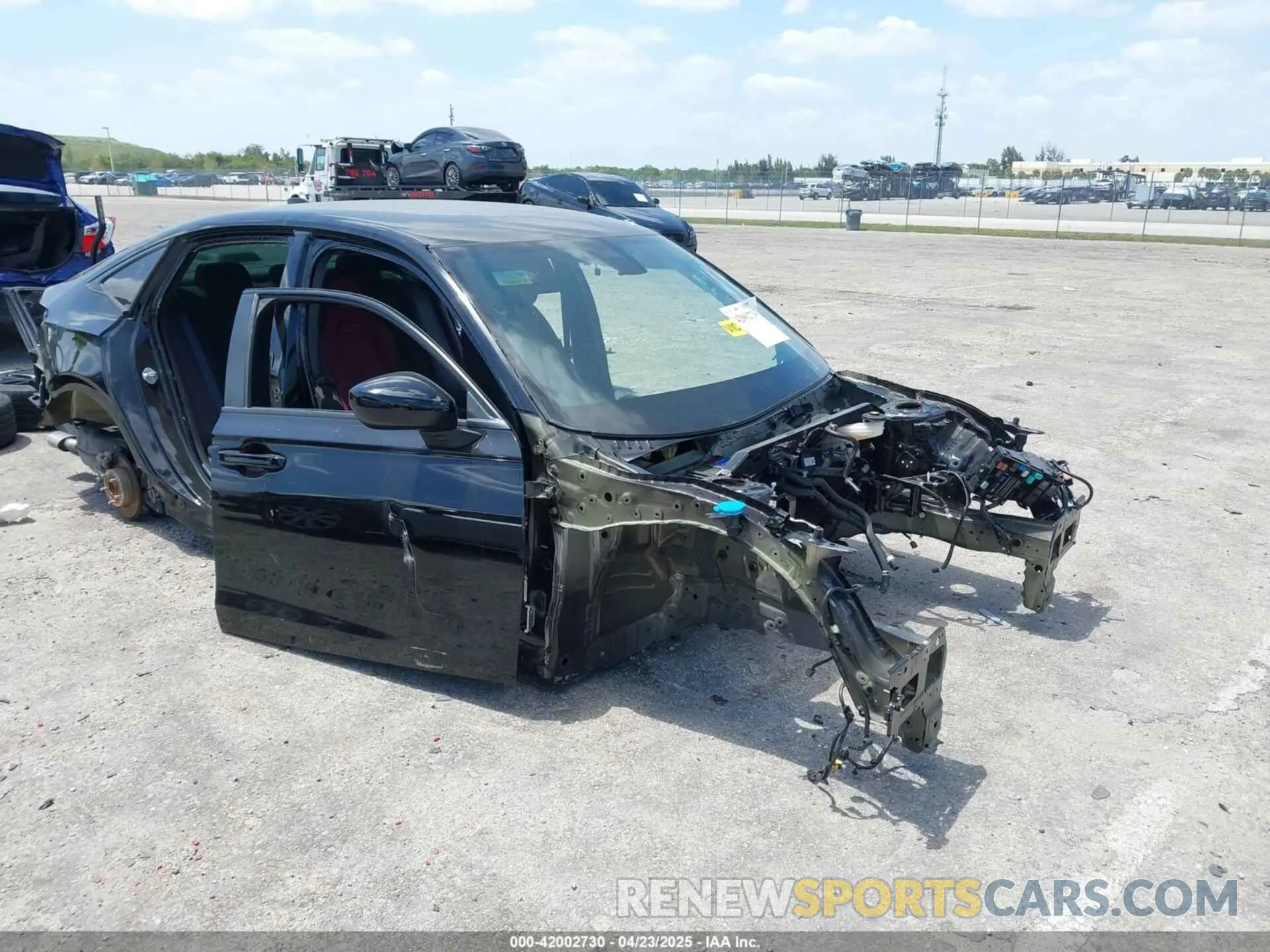 1 Photograph of a damaged car 2HGFE2F54NH591870 HONDA CIVIC 2022
