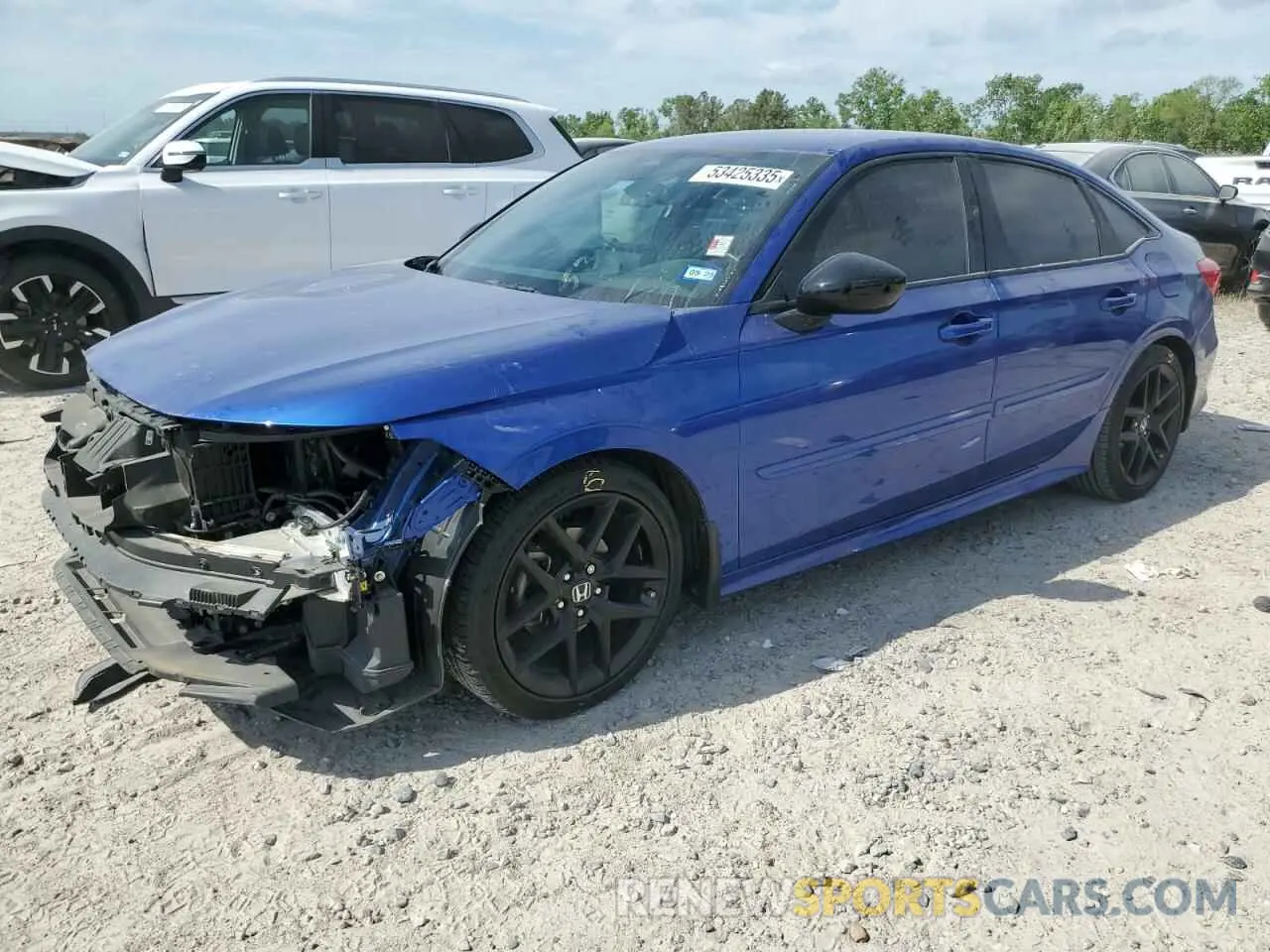 1 Photograph of a damaged car 2HGFE2F54NH594686 HONDA CIVIC 2022