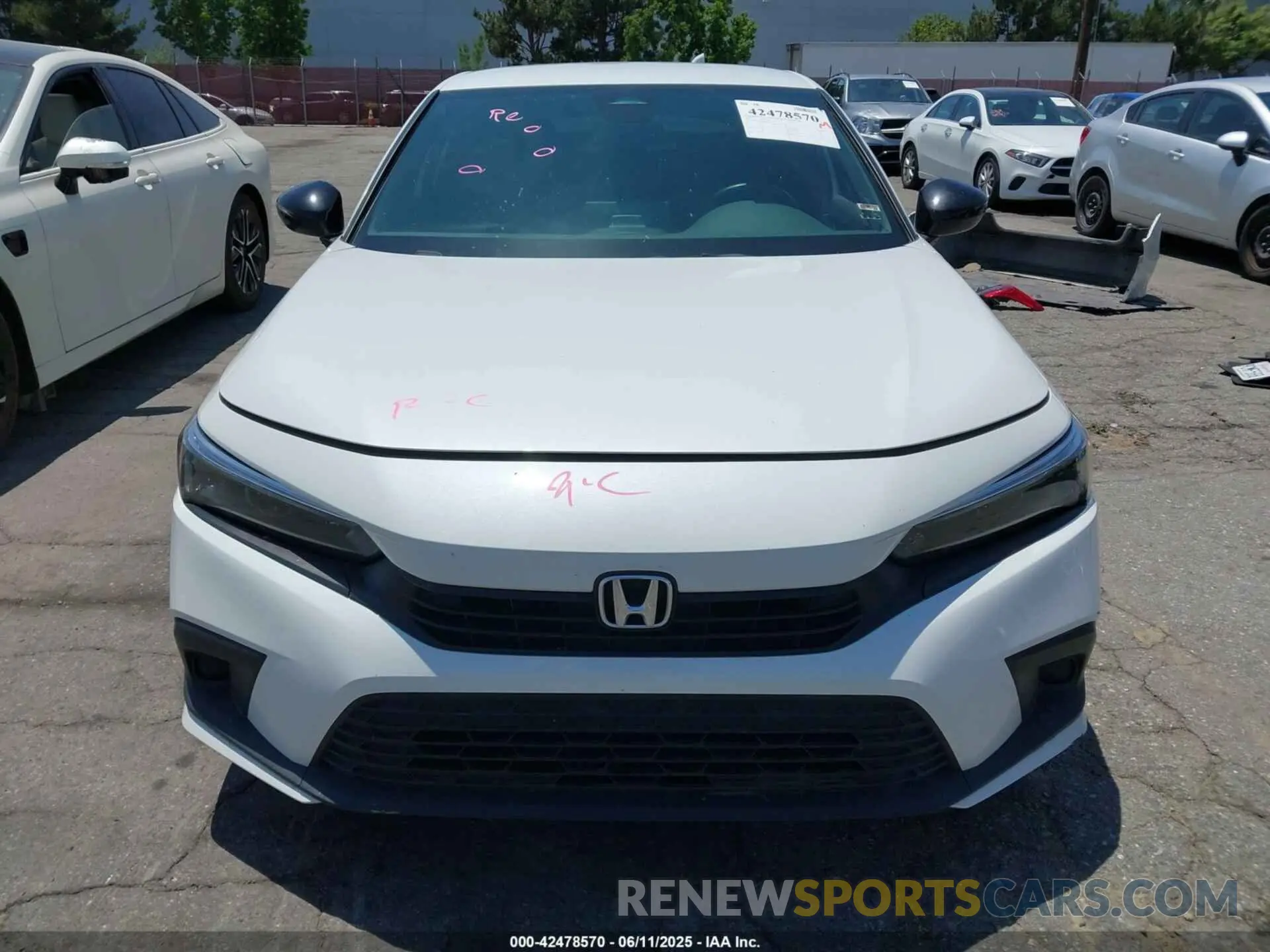 13 Photograph of a damaged car 2HGFE2F54NH596700 HONDA CIVIC 2022