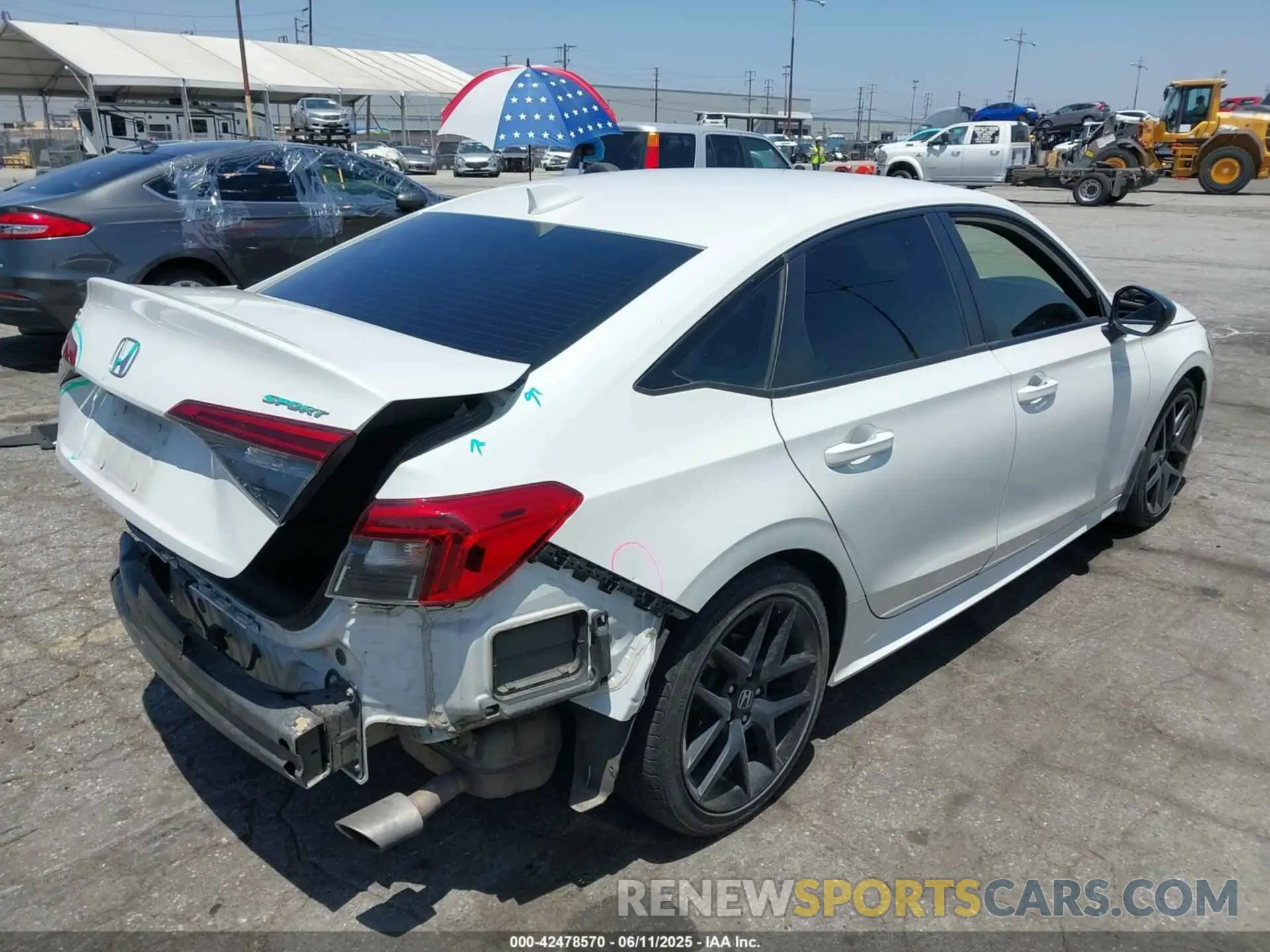 4 Photograph of a damaged car 2HGFE2F54NH596700 HONDA CIVIC 2022