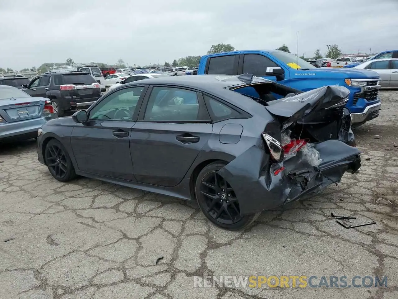 2 Photograph of a damaged car 2HGFE2F54NH597152 HONDA CIVIC 2022