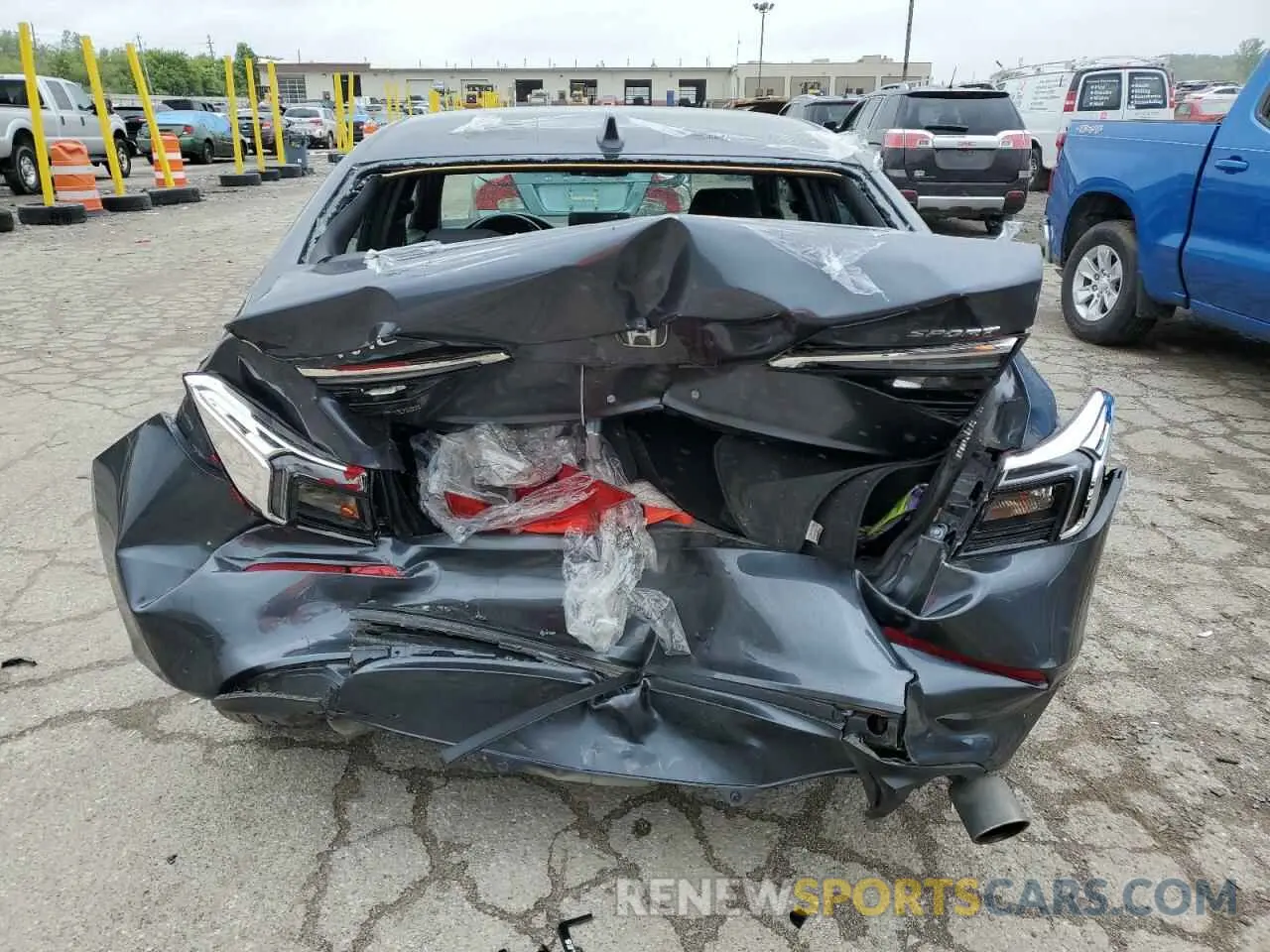 6 Photograph of a damaged car 2HGFE2F54NH597152 HONDA CIVIC 2022