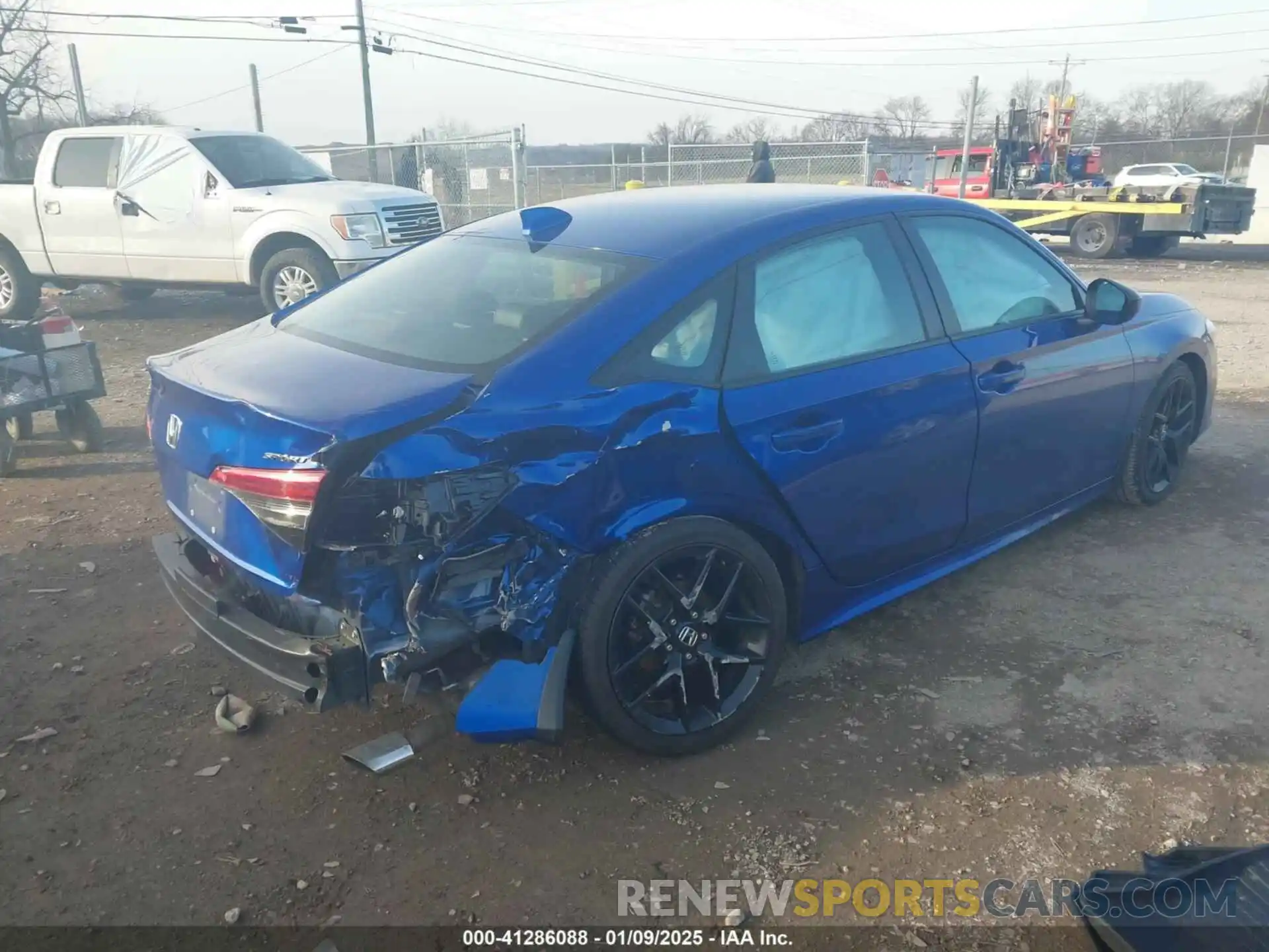 4 Photograph of a damaged car 2HGFE2F54NH605492 HONDA CIVIC 2022