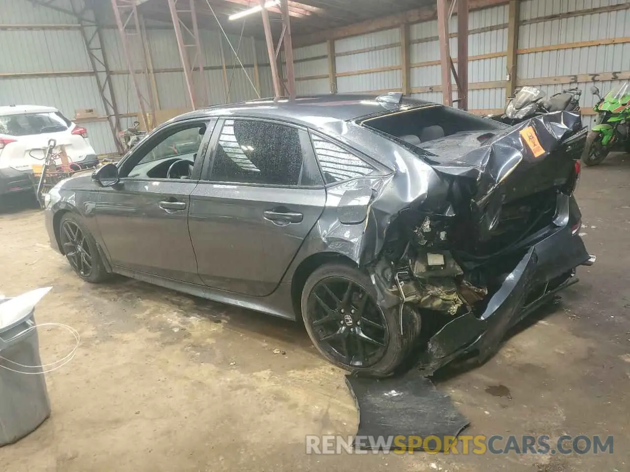 2 Photograph of a damaged car 2HGFE2F55NH111268 HONDA CIVIC 2022