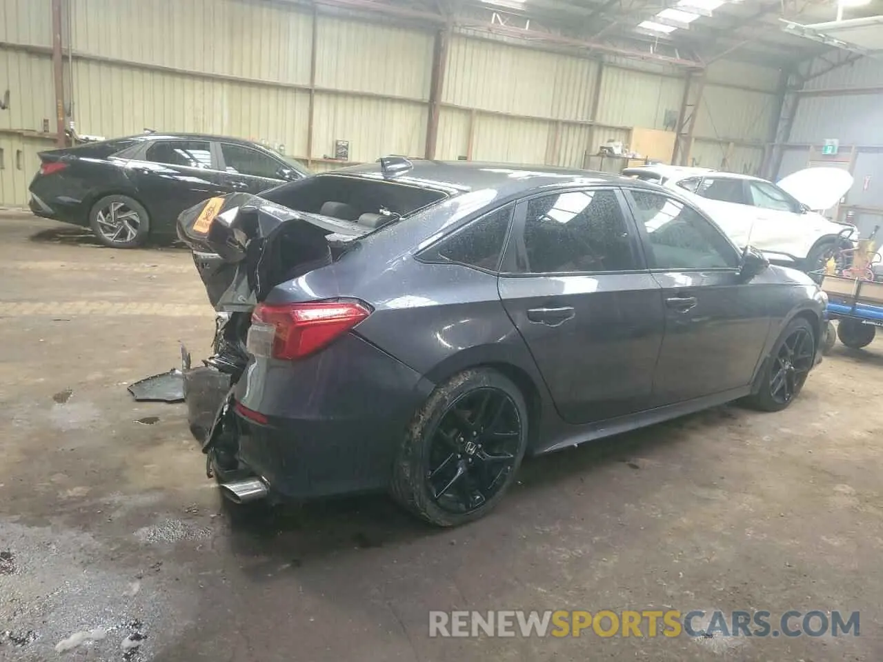 3 Photograph of a damaged car 2HGFE2F55NH111268 HONDA CIVIC 2022