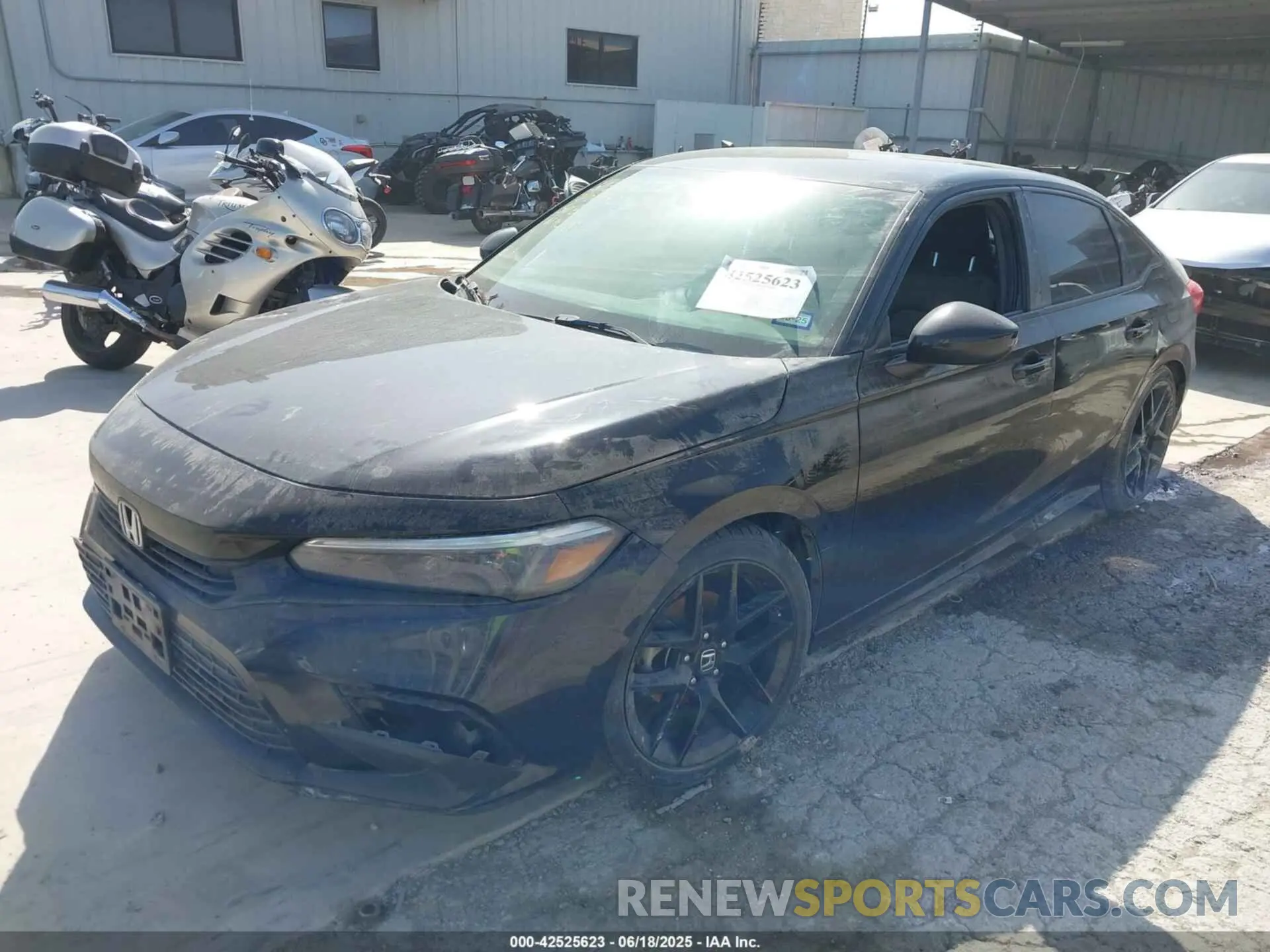 2 Photograph of a damaged car 2HGFE2F55NH501612 HONDA CIVIC 2022