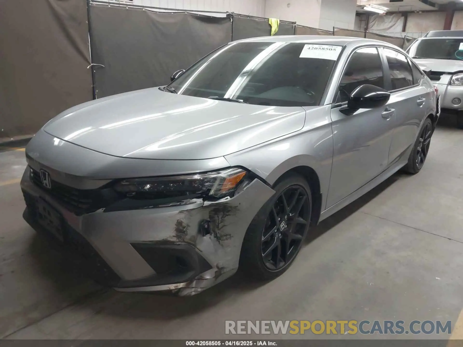 2 Photograph of a damaged car 2HGFE2F55NH503800 HONDA CIVIC 2022