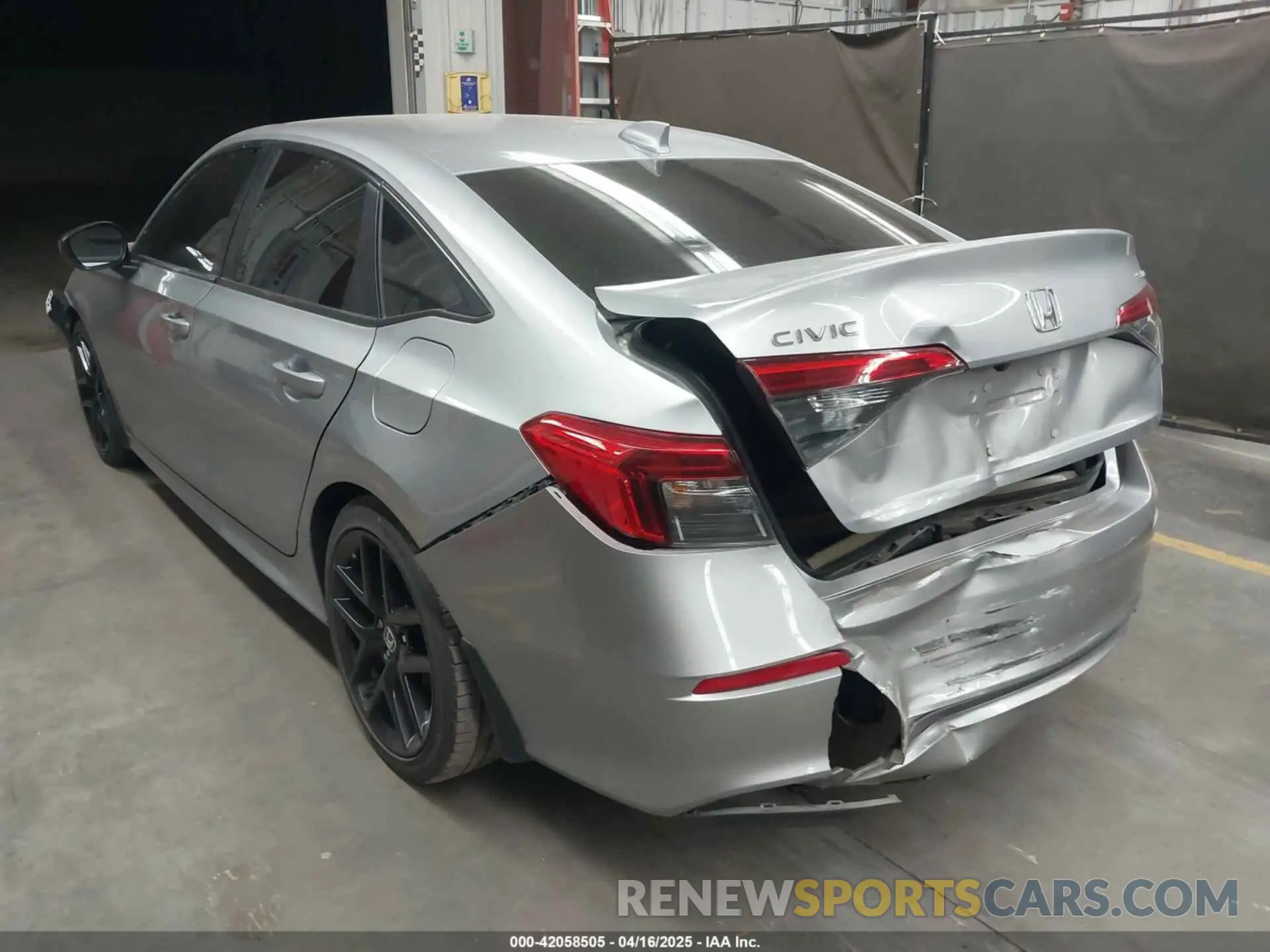 3 Photograph of a damaged car 2HGFE2F55NH503800 HONDA CIVIC 2022