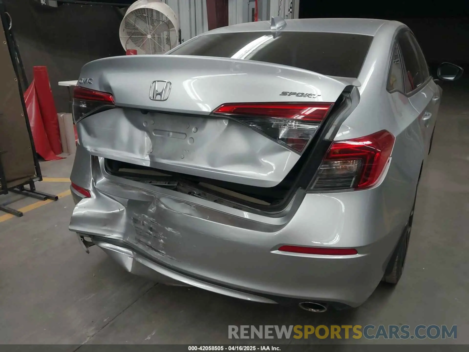 6 Photograph of a damaged car 2HGFE2F55NH503800 HONDA CIVIC 2022
