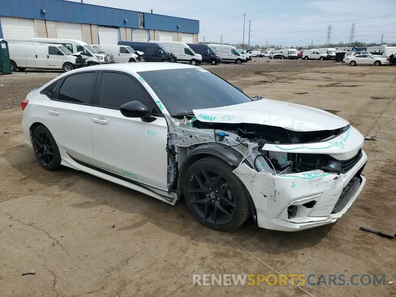 4 Photograph of a damaged car 2HGFE2F55NH504767 HONDA CIVIC 2022