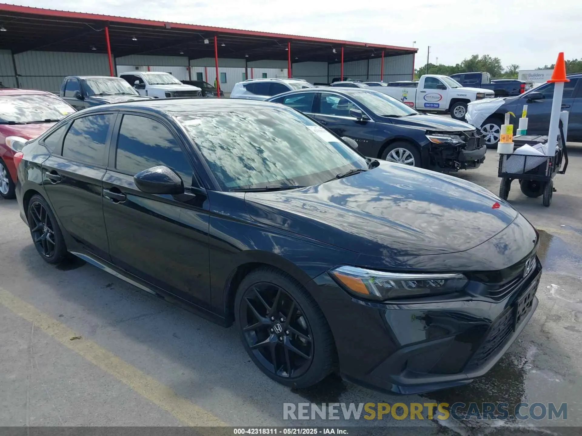 1 Photograph of a damaged car 2HGFE2F55NH513372 HONDA CIVIC 2022