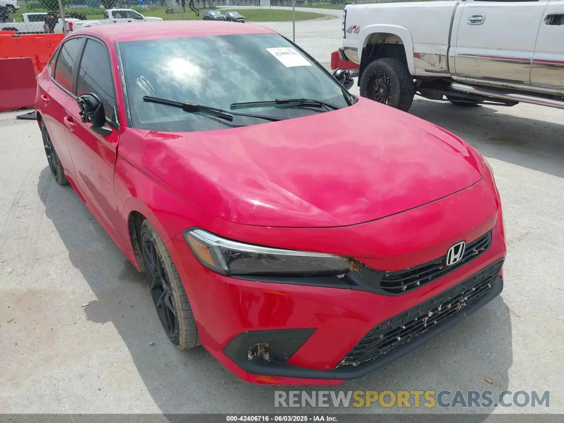 1 Photograph of a damaged car 2HGFE2F55NH531662 HONDA CIVIC 2022
