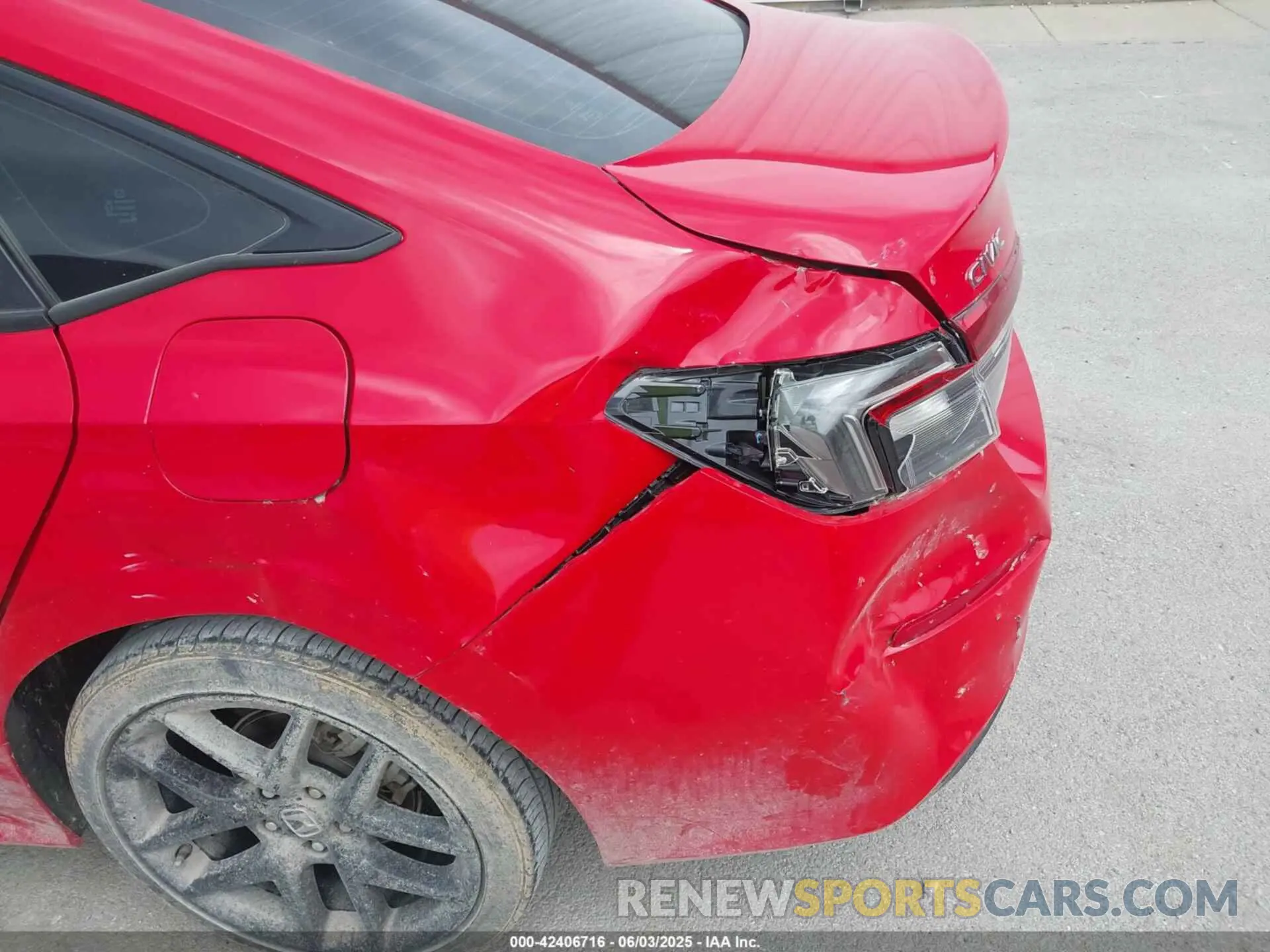 6 Photograph of a damaged car 2HGFE2F55NH531662 HONDA CIVIC 2022
