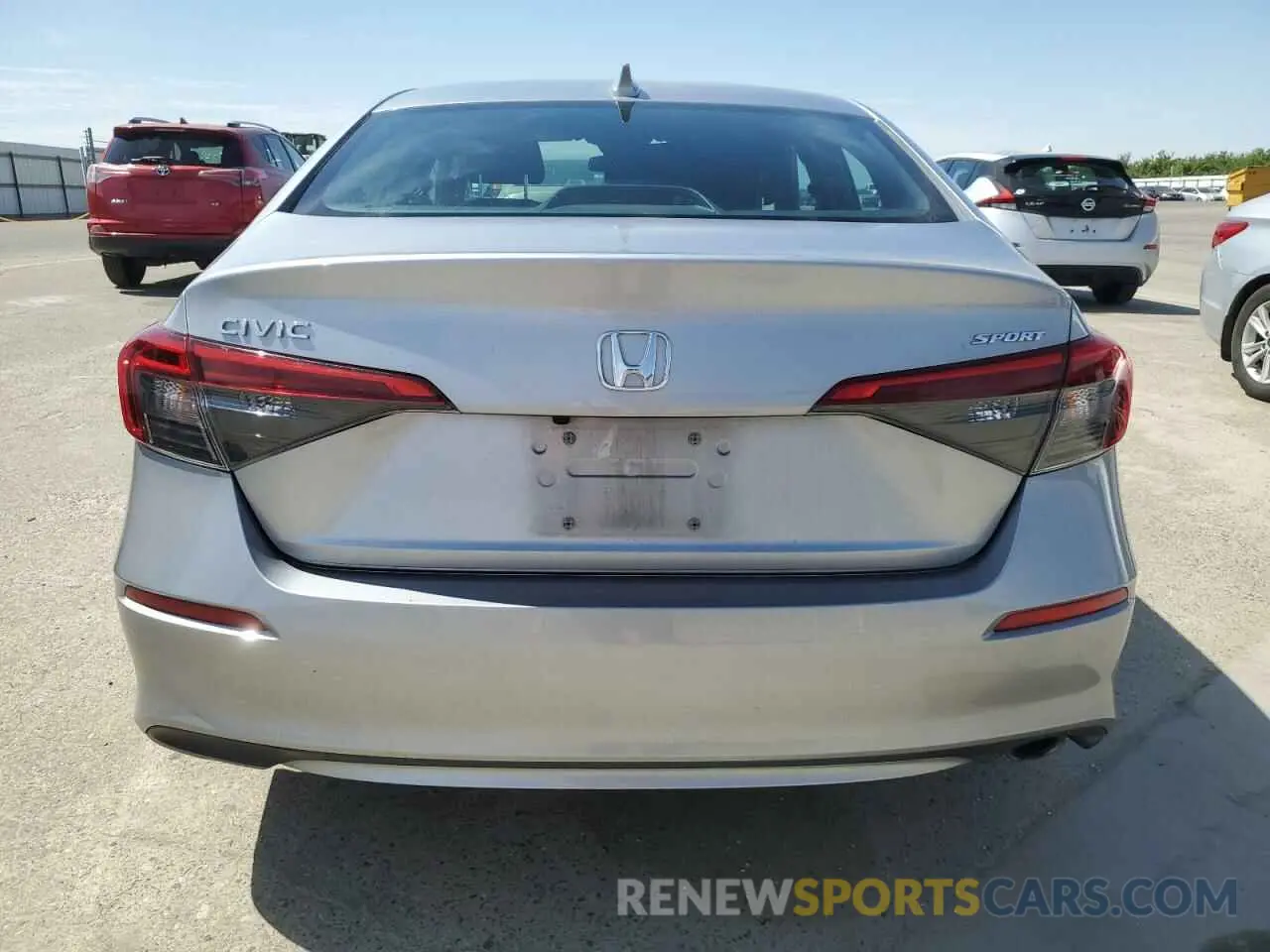 6 Photograph of a damaged car 2HGFE2F55NH531919 HONDA CIVIC 2022