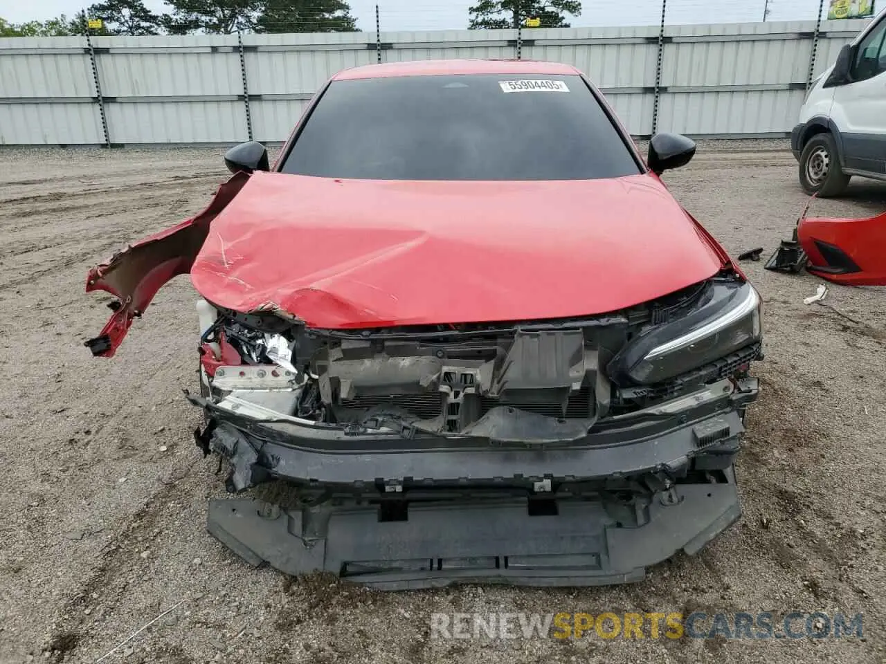 5 Photograph of a damaged car 2HGFE2F55NH536960 HONDA CIVIC 2022