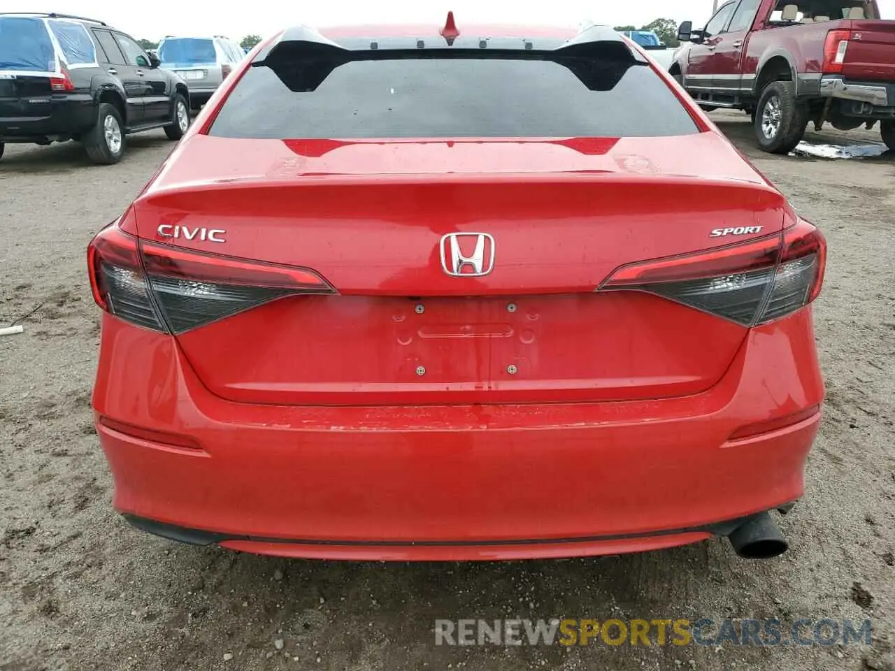 6 Photograph of a damaged car 2HGFE2F55NH536960 HONDA CIVIC 2022