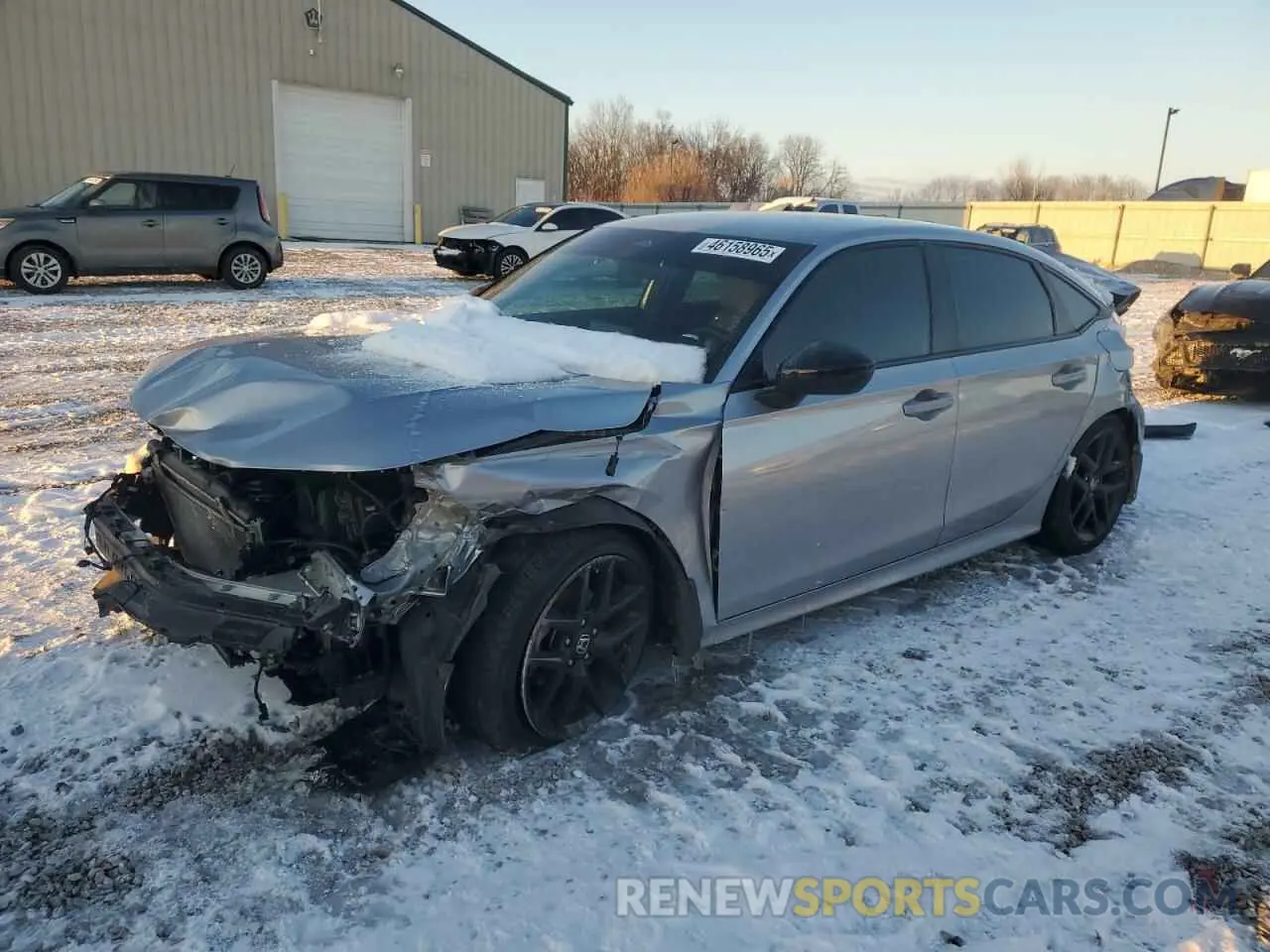 1 Photograph of a damaged car 2HGFE2F55NH549417 HONDA CIVIC 2022