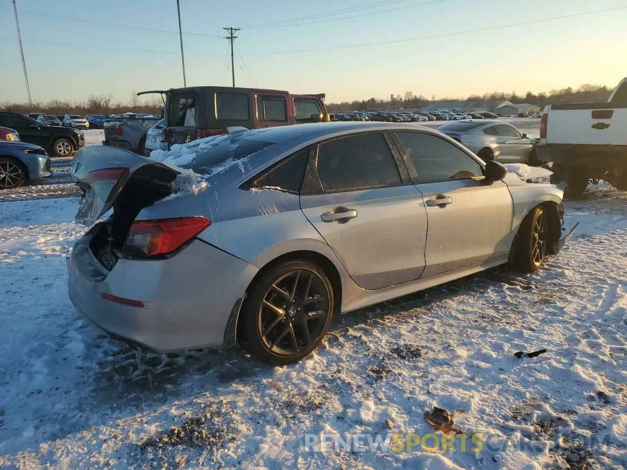 3 Photograph of a damaged car 2HGFE2F55NH549417 HONDA CIVIC 2022