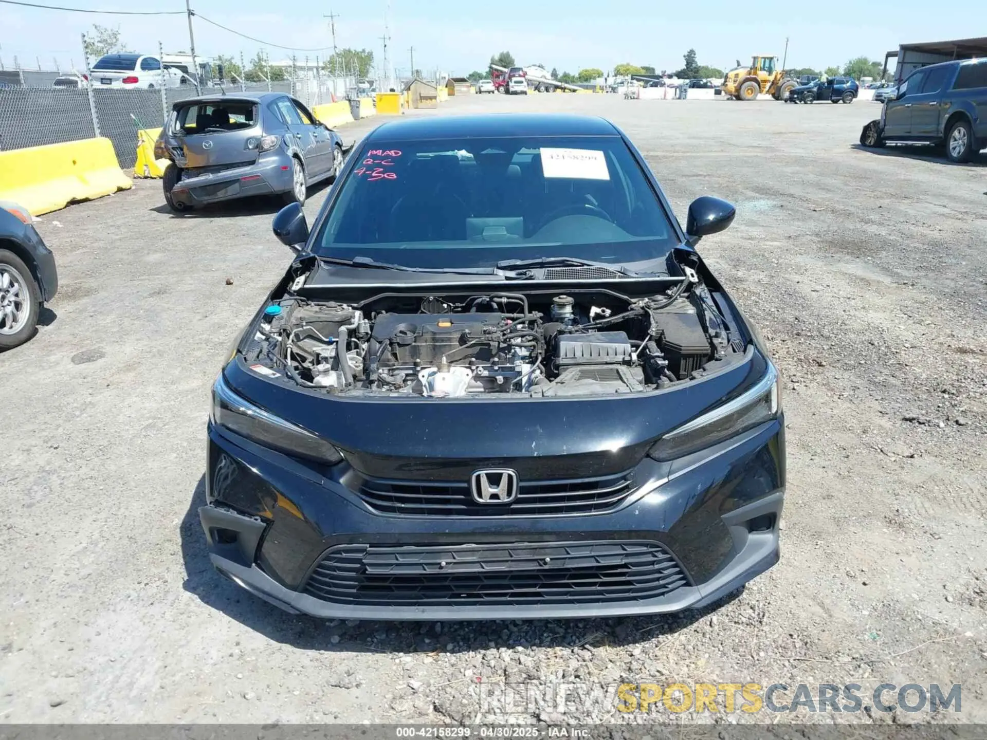 11 Photograph of a damaged car 2HGFE2F55NH549692 HONDA CIVIC 2022