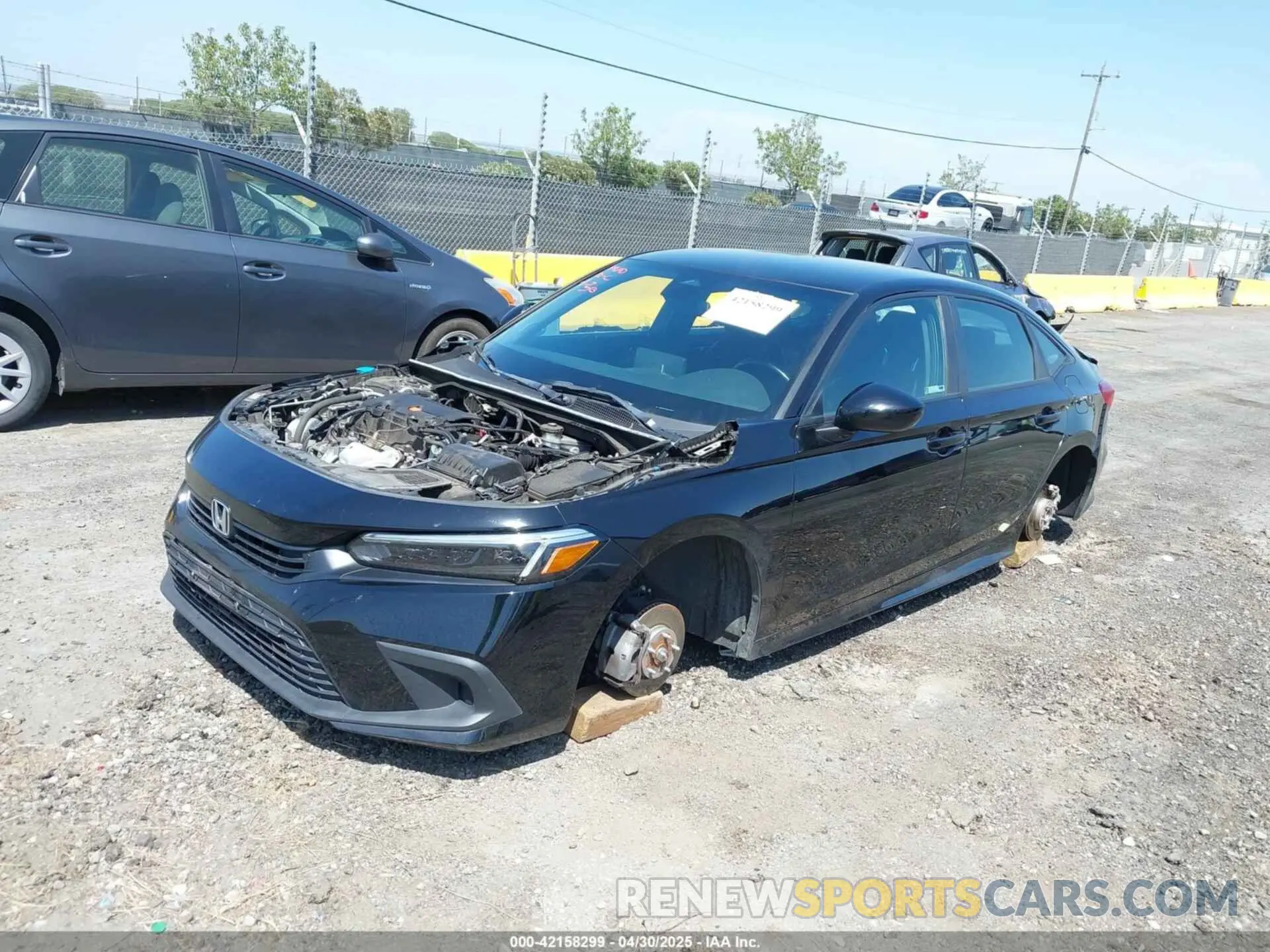 2 Photograph of a damaged car 2HGFE2F55NH549692 HONDA CIVIC 2022