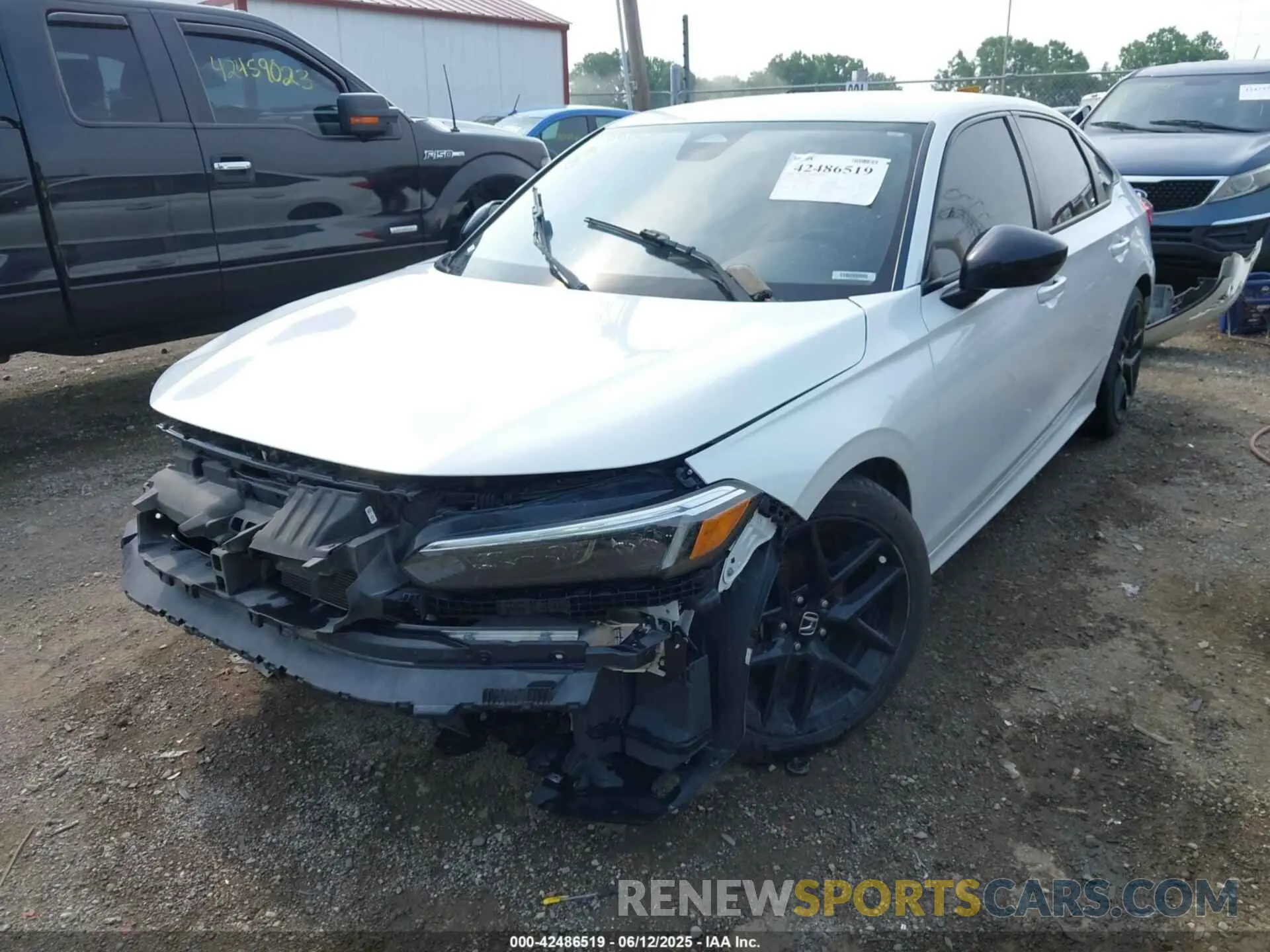 2 Photograph of a damaged car 2HGFE2F55NH550812 HONDA CIVIC 2022