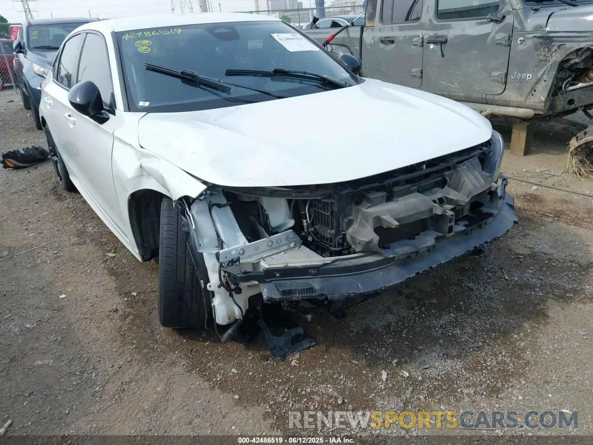 6 Photograph of a damaged car 2HGFE2F55NH550812 HONDA CIVIC 2022