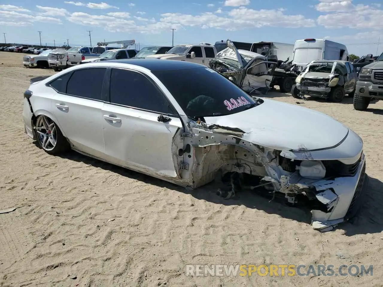 4 Photograph of a damaged car 2HGFE2F55NH552415 HONDA CIVIC 2022