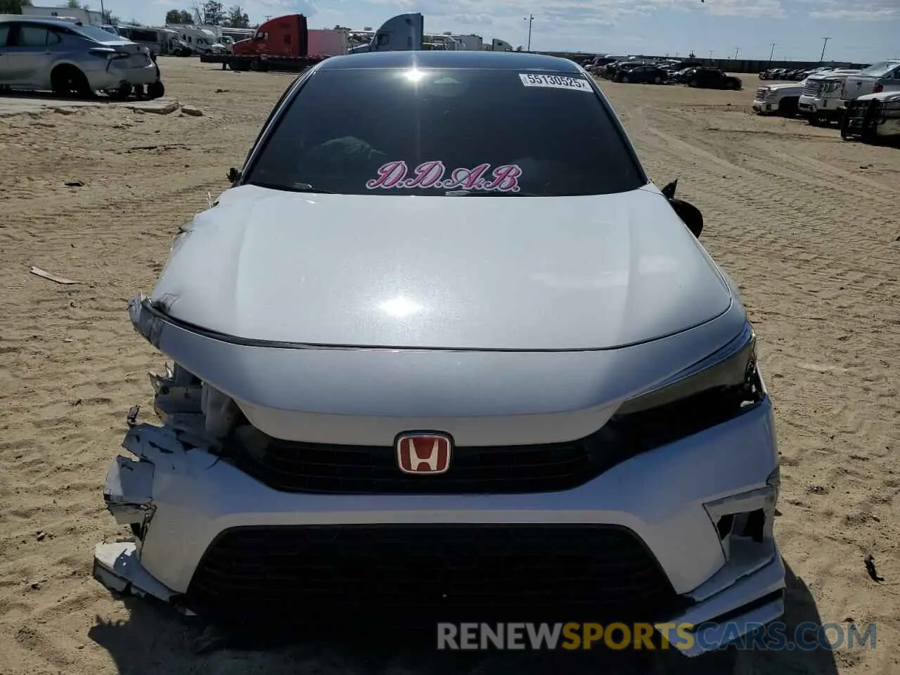 5 Photograph of a damaged car 2HGFE2F55NH552415 HONDA CIVIC 2022