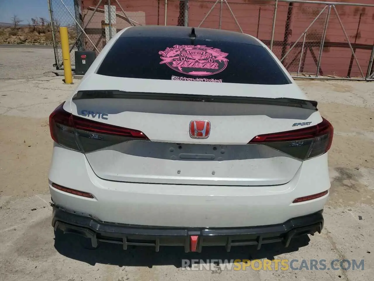 6 Photograph of a damaged car 2HGFE2F55NH552415 HONDA CIVIC 2022