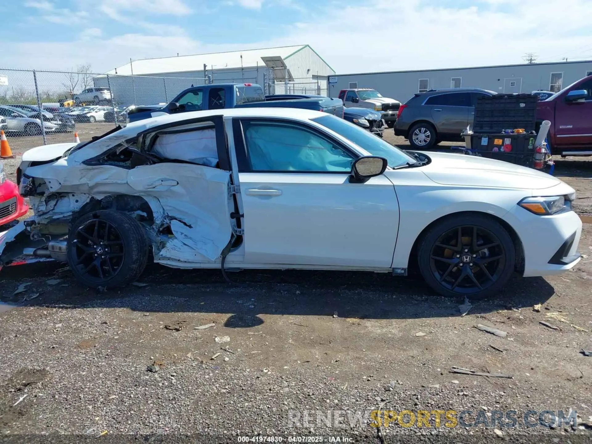 14 Photograph of a damaged car 2HGFE2F55NH554164 HONDA CIVIC 2022