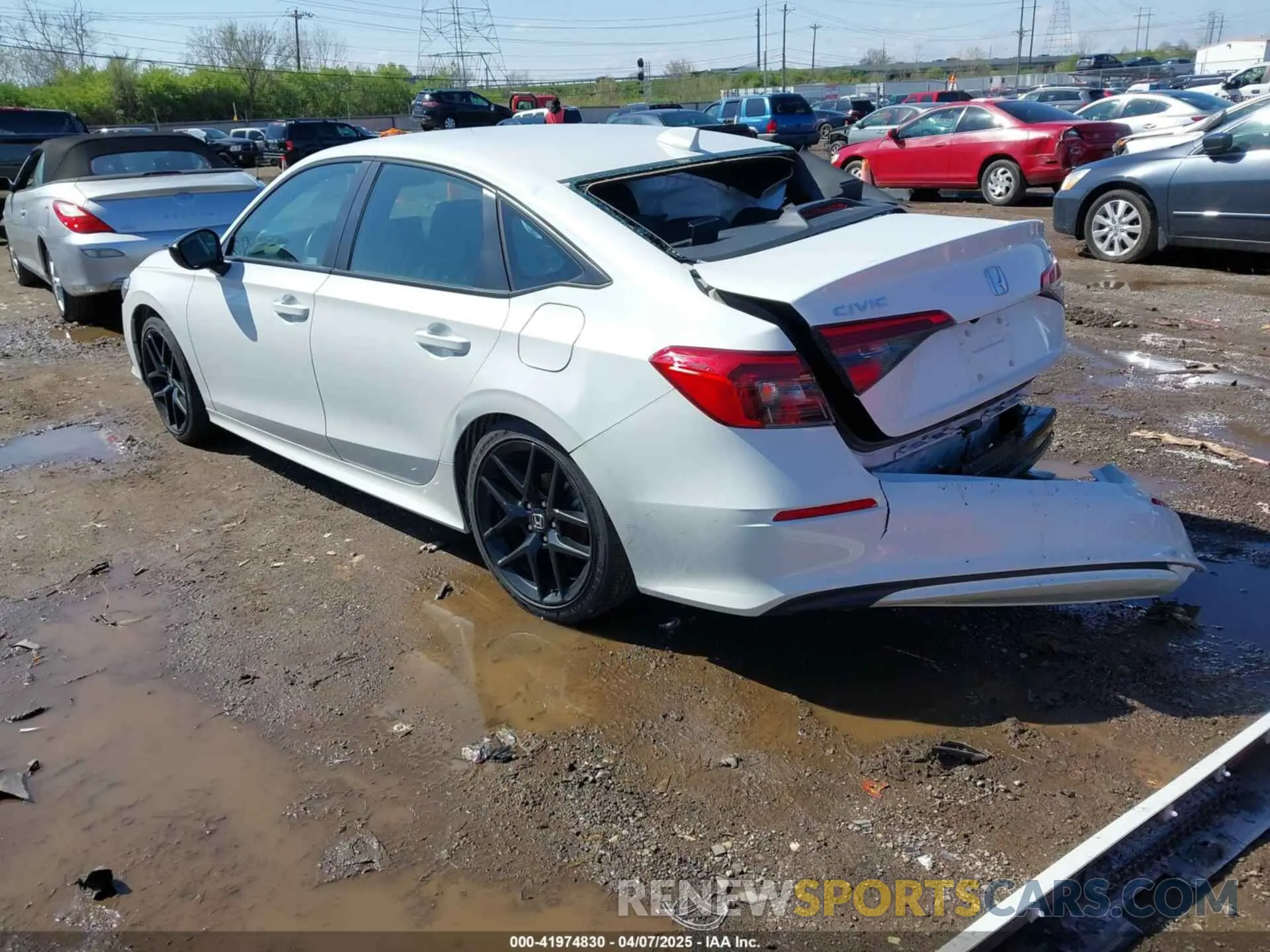 3 Photograph of a damaged car 2HGFE2F55NH554164 HONDA CIVIC 2022