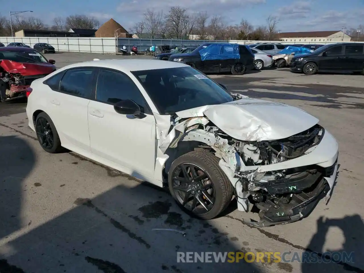 4 Photograph of a damaged car 2HGFE2F55NH554682 HONDA CIVIC 2022