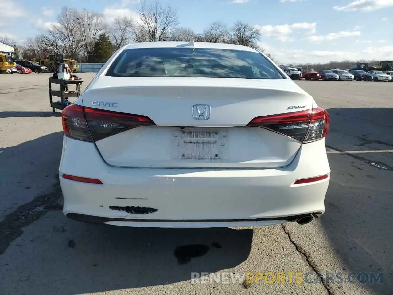 6 Photograph of a damaged car 2HGFE2F55NH554682 HONDA CIVIC 2022