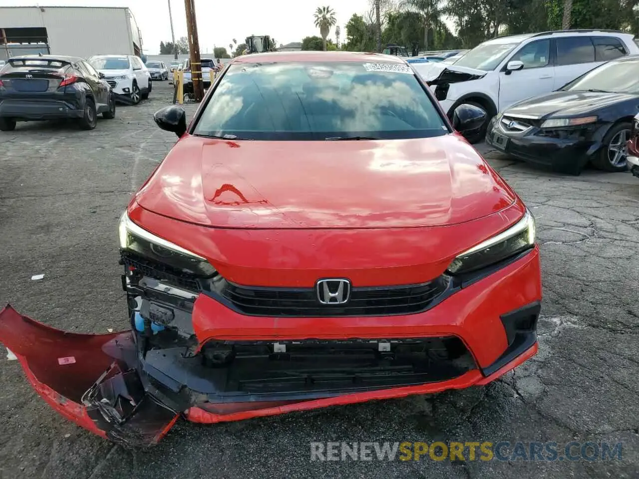 5 Photograph of a damaged car 2HGFE2F55NH555329 HONDA CIVIC 2022