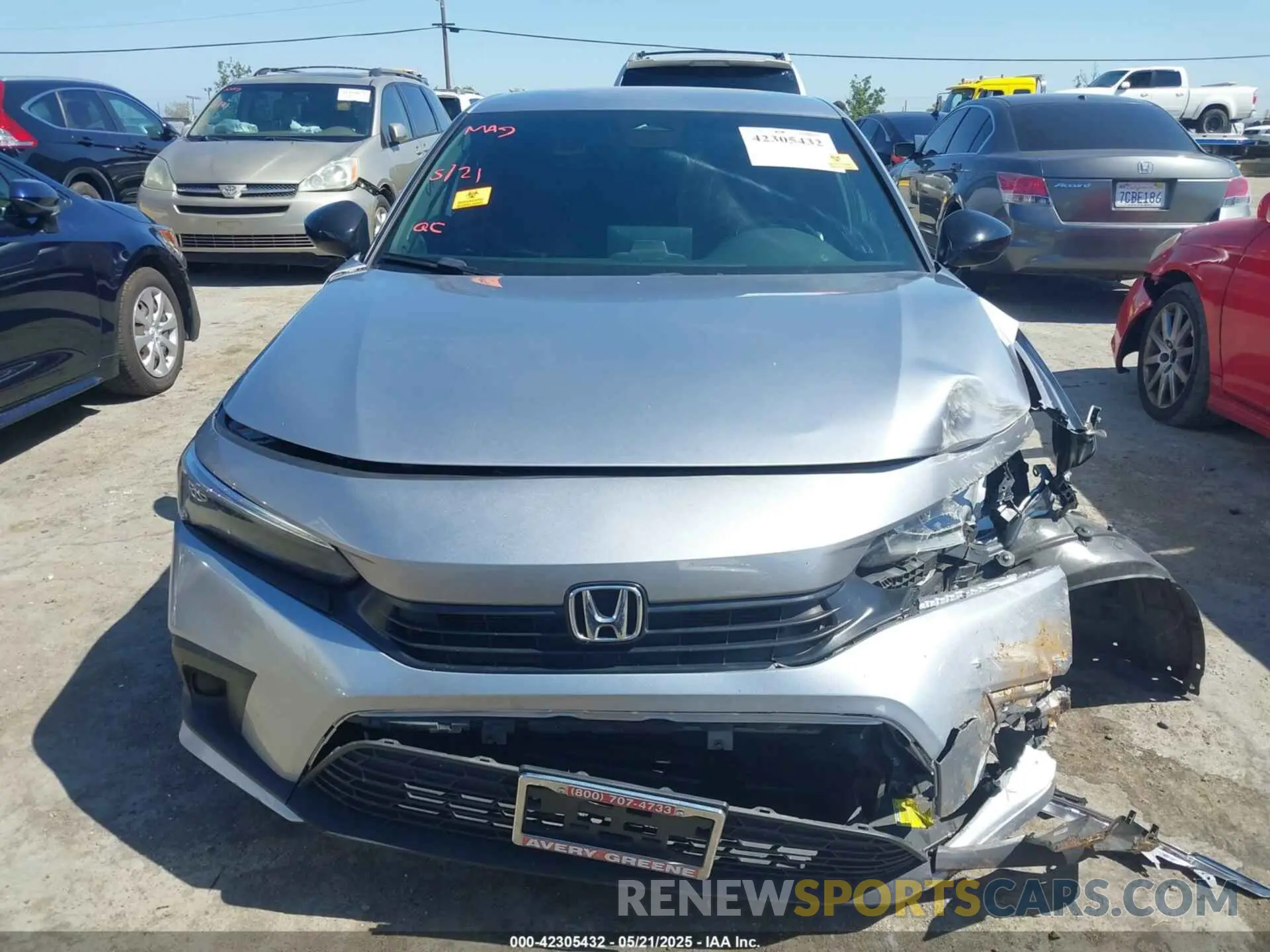 12 Photograph of a damaged car 2HGFE2F55NH557825 HONDA CIVIC 2022