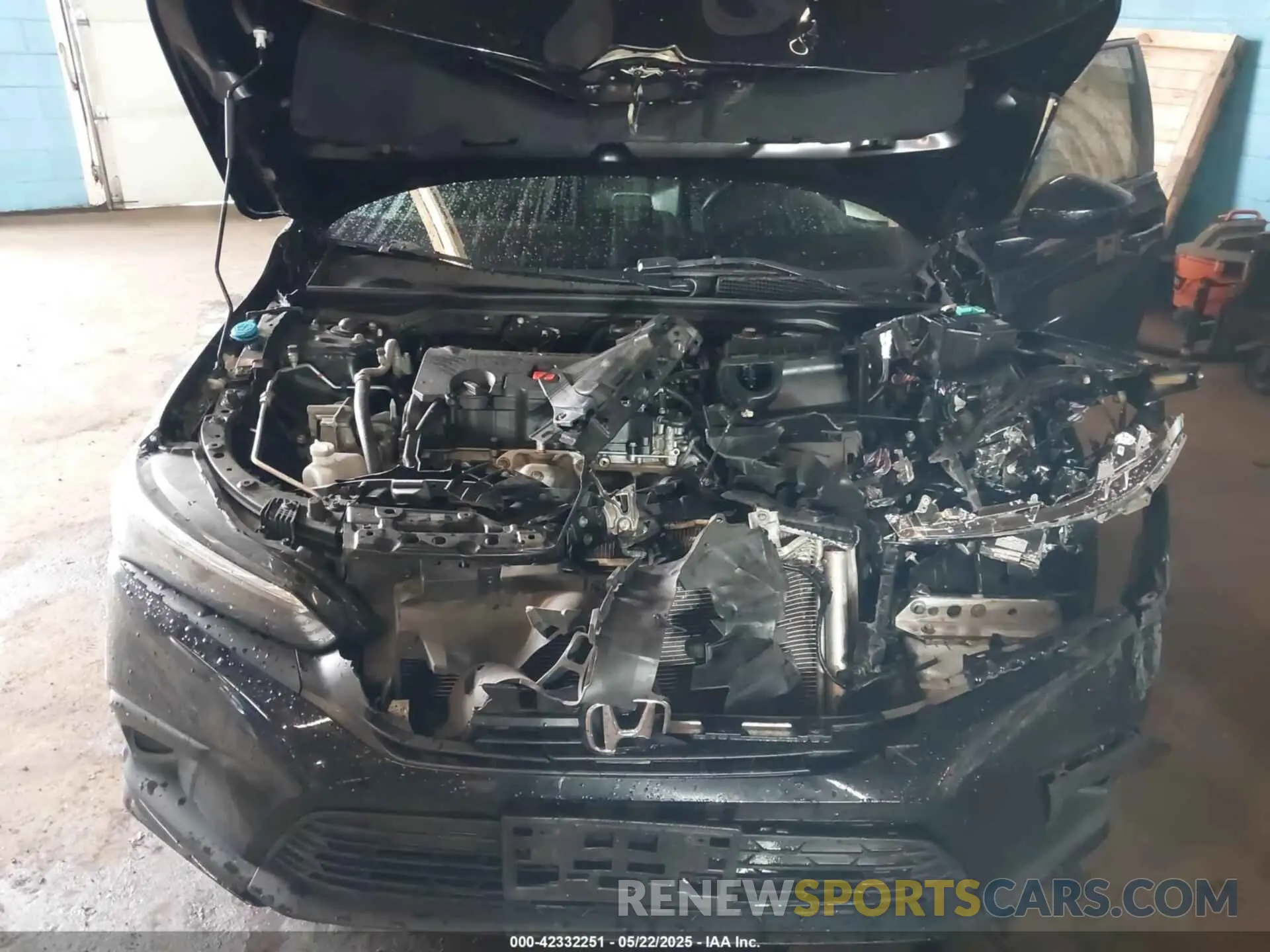 10 Photograph of a damaged car 2HGFE2F55NH561132 HONDA CIVIC 2022