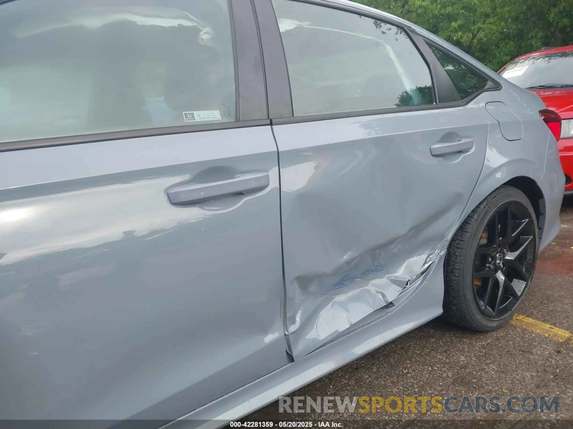 6 Photograph of a damaged car 2HGFE2F55NH565861 HONDA CIVIC 2022