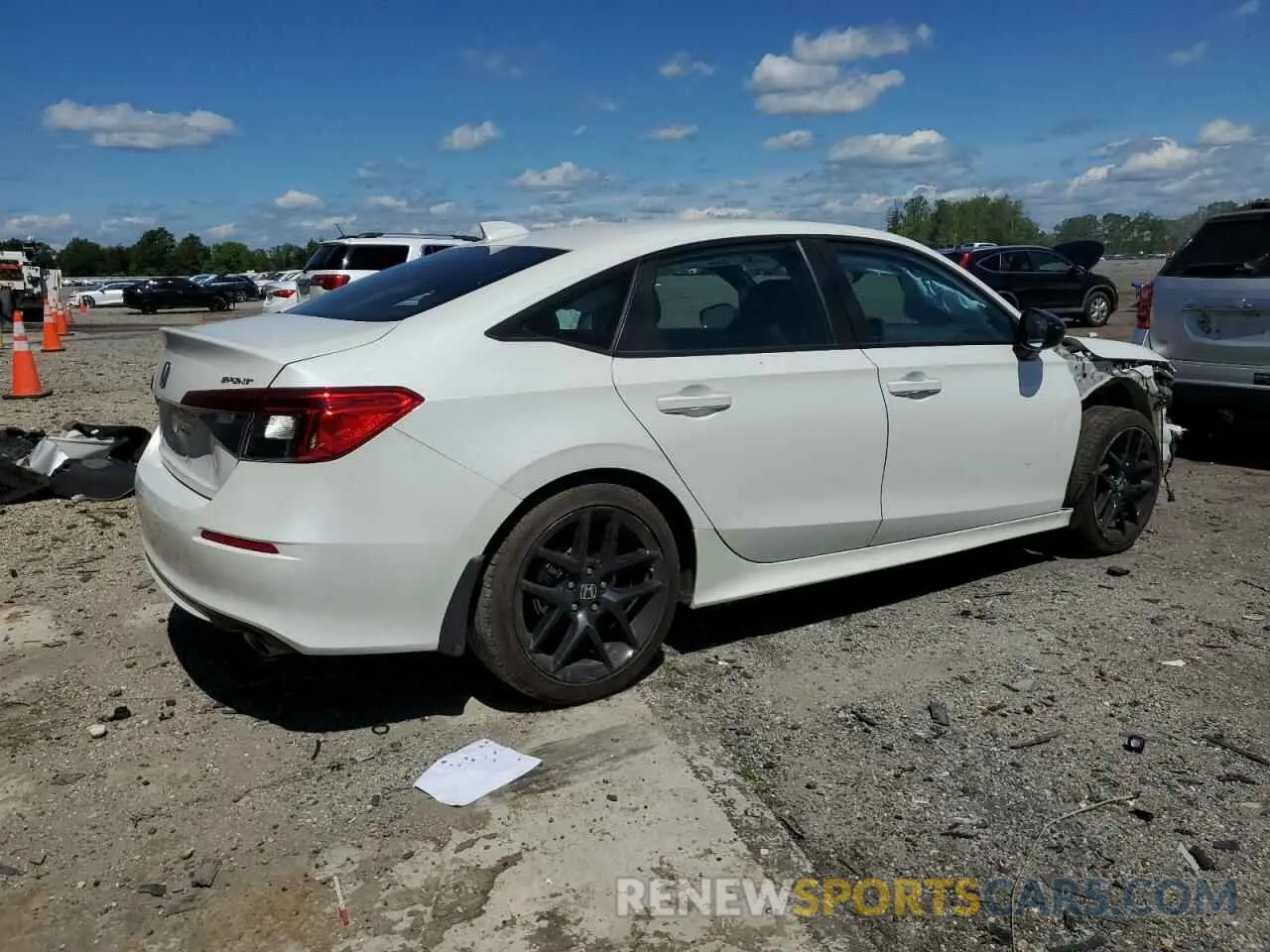 3 Photograph of a damaged car 2HGFE2F55NH568291 HONDA CIVIC 2022