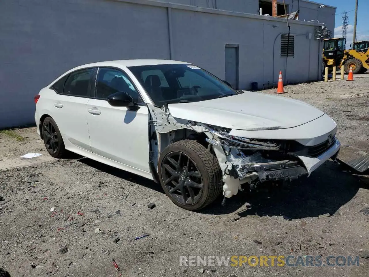 4 Photograph of a damaged car 2HGFE2F55NH568291 HONDA CIVIC 2022
