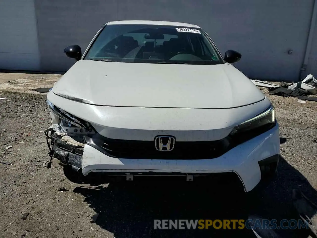 5 Photograph of a damaged car 2HGFE2F55NH568291 HONDA CIVIC 2022