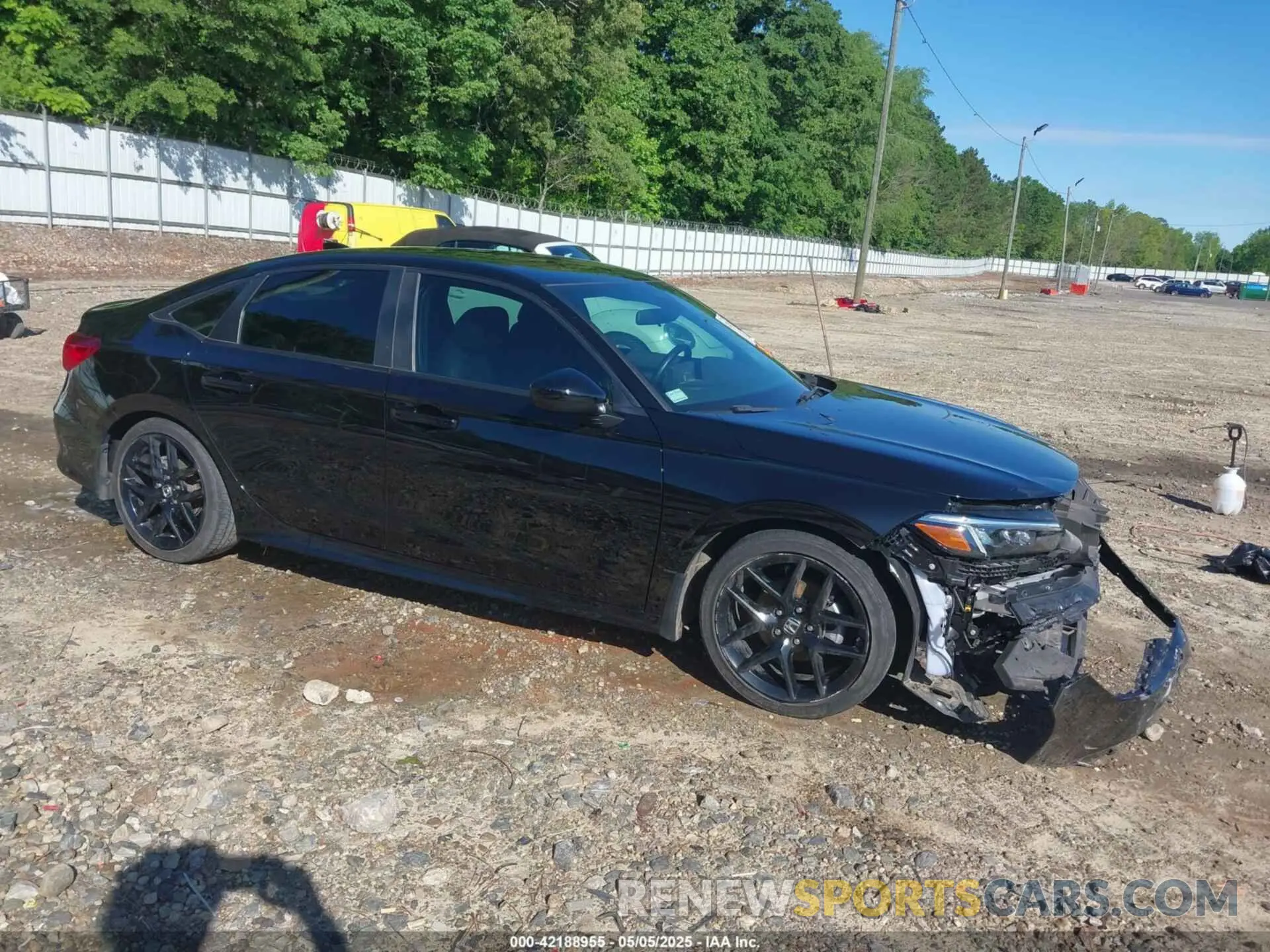 1 Photograph of a damaged car 2HGFE2F55NH580215 HONDA CIVIC 2022
